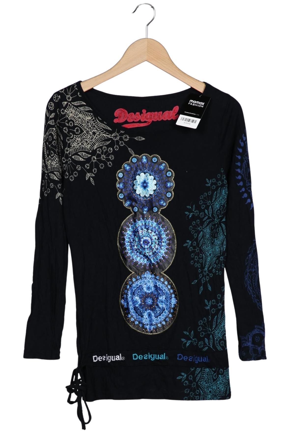 

Desigual Damen Langarmshirt, schwarz, Gr. 38