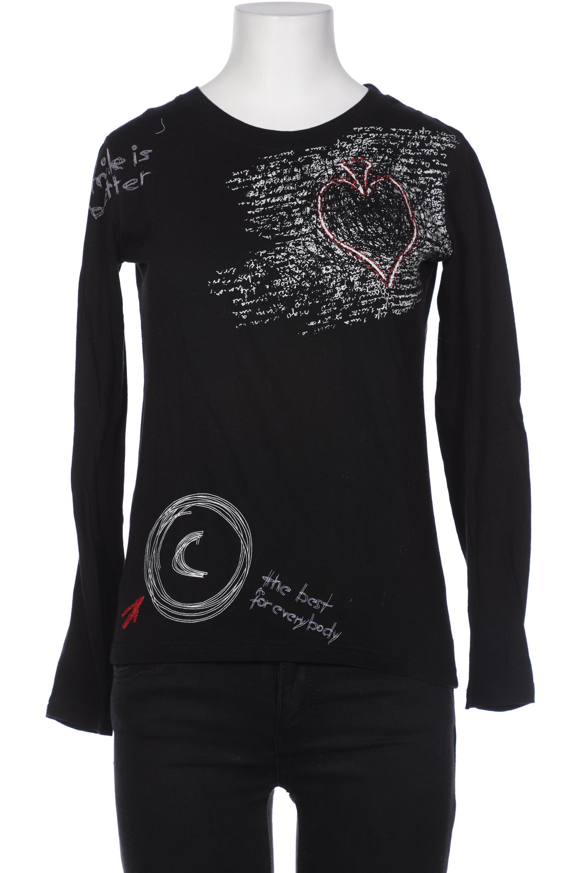 

Desigual Damen Langarmshirt, schwarz, Gr. 36