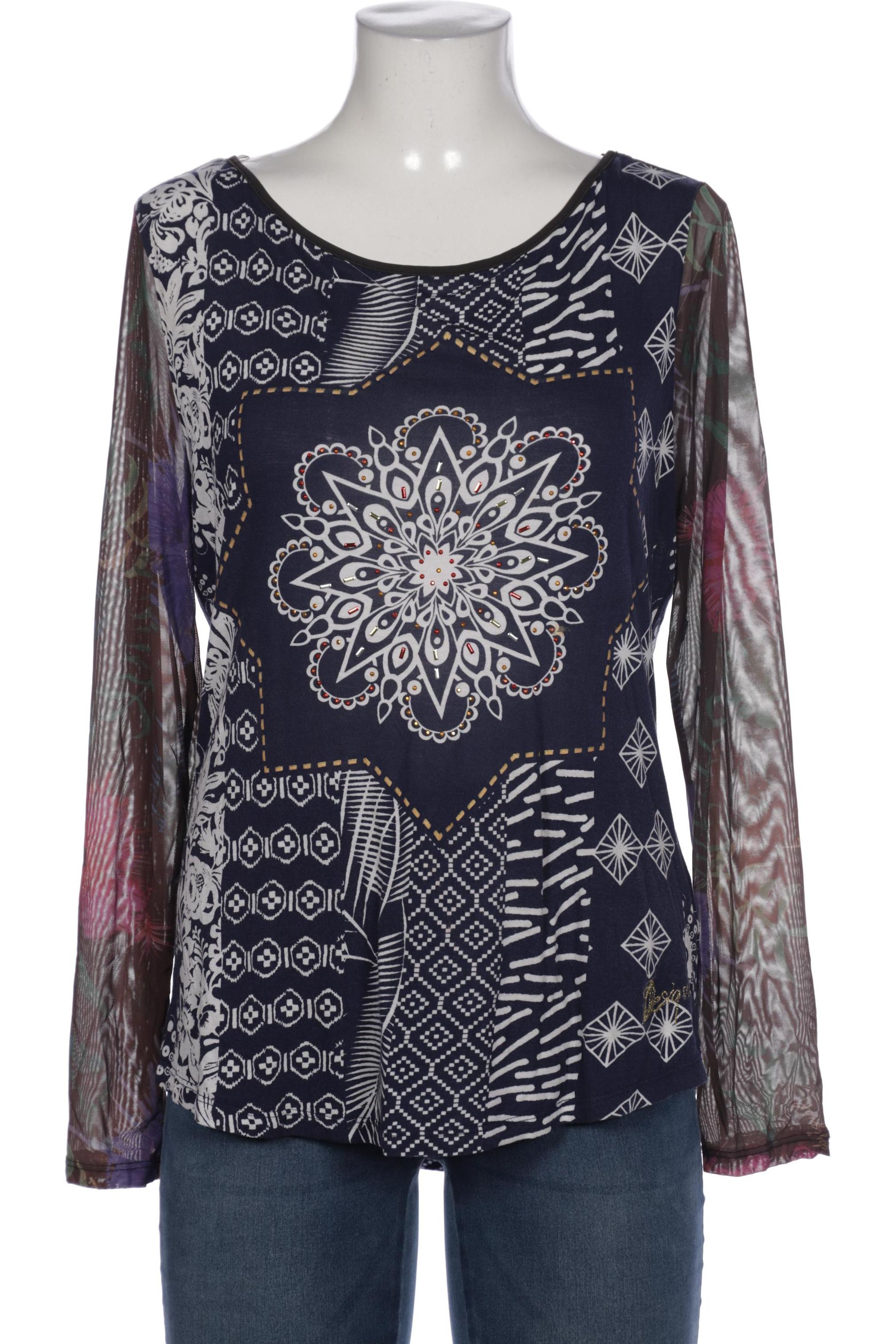 

Desigual Damen Langarmshirt, marineblau
