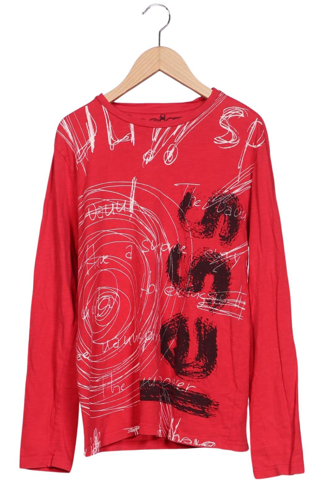 

Desigual Damen Langarmshirt, rot, Gr. 38