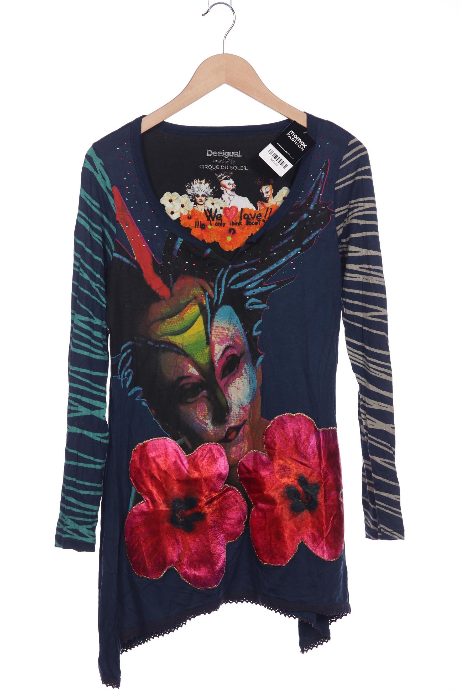 

Desigual Damen Langarmshirt, mehrfarbig, Gr. 42