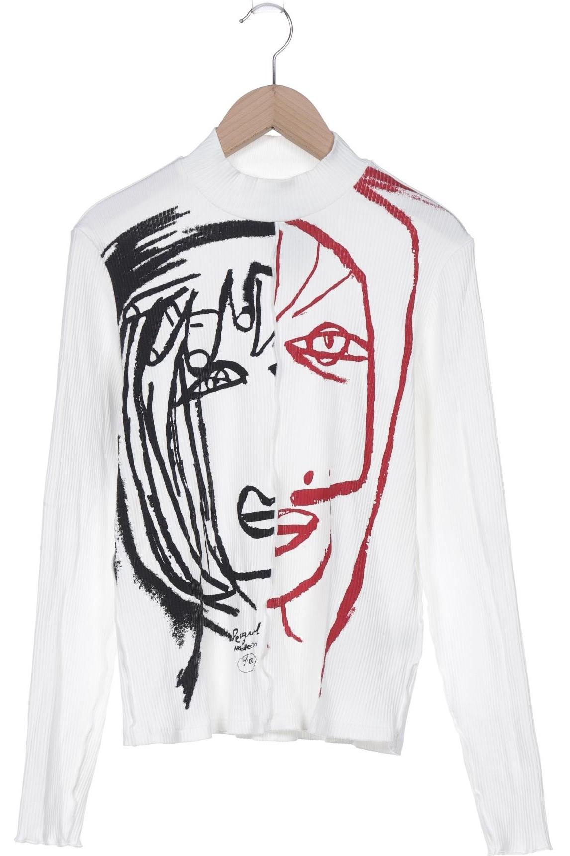 

Desigual Damen Langarmshirt, weiß, Gr. 42