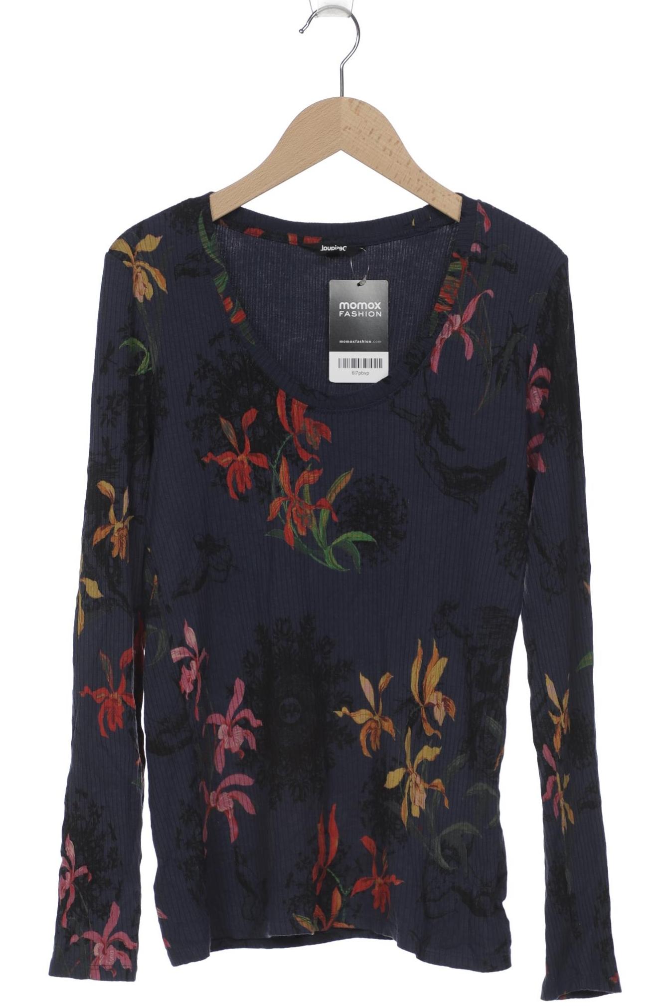 

Desigual Damen Langarmshirt, marineblau, Gr. 44