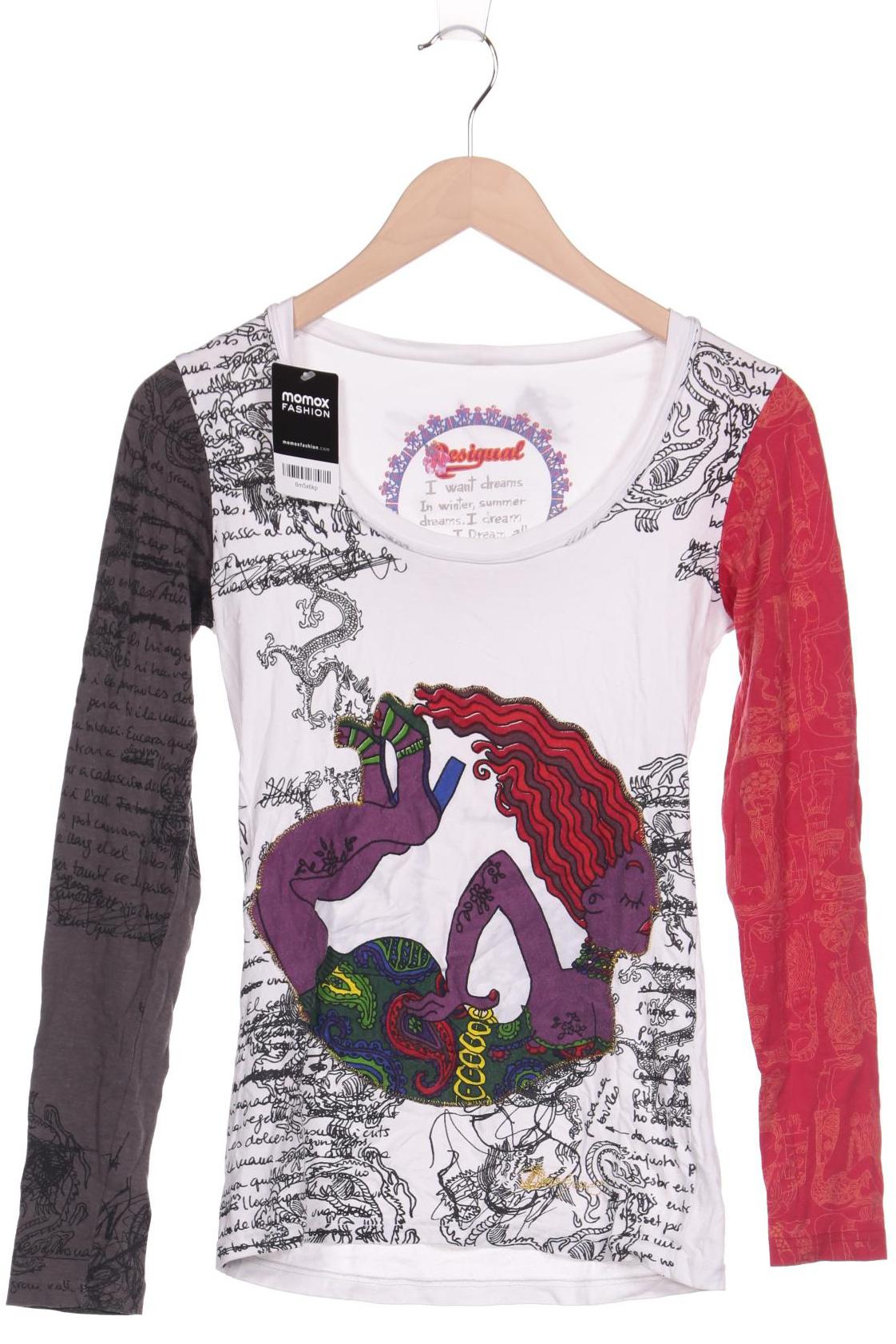 

Desigual Damen Langarmshirt, weiß