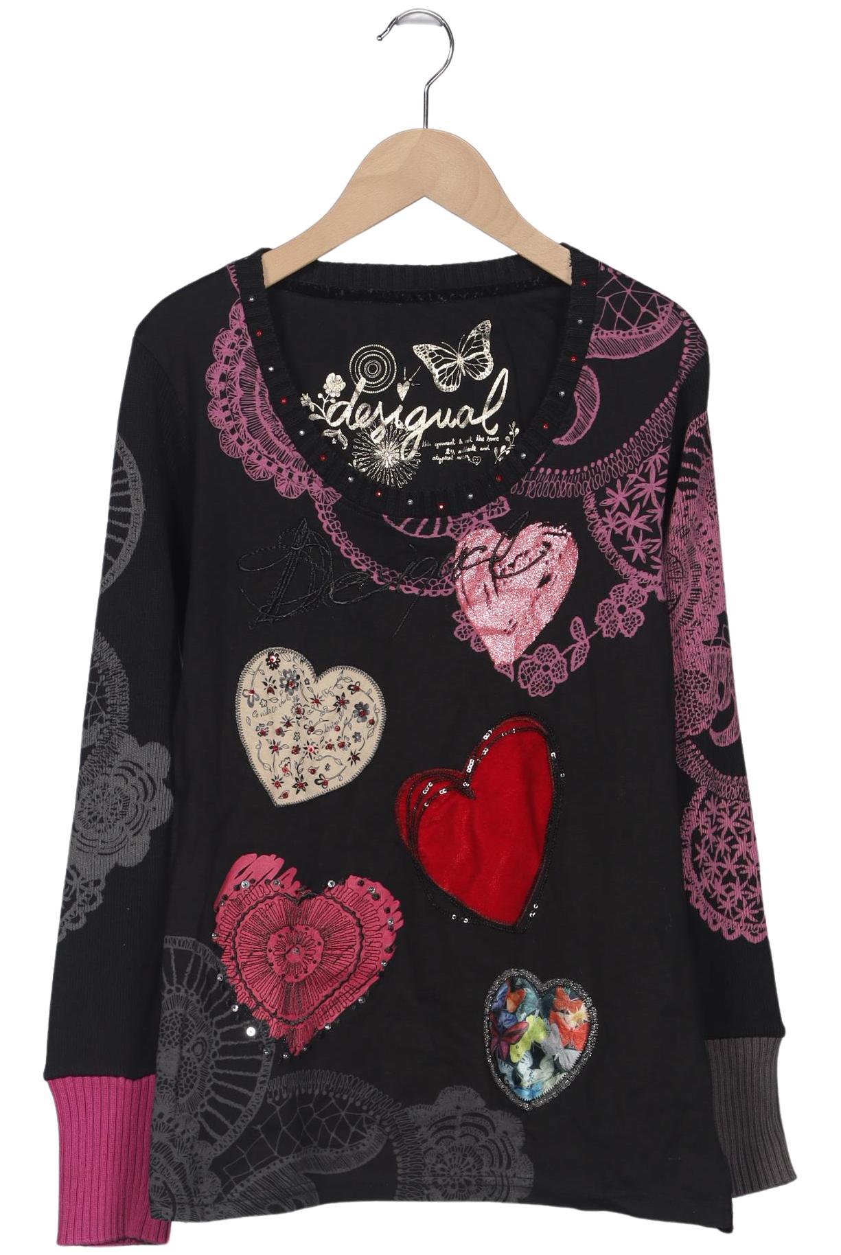 

Desigual Damen Langarmshirt, schwarz, Gr. 42