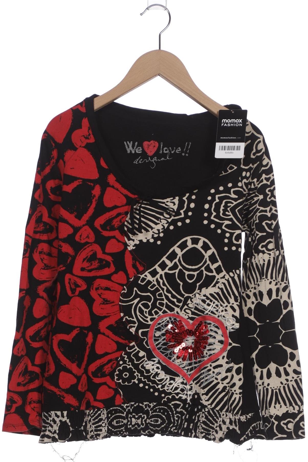 

Desigual Damen Langarmshirt, schwarz, Gr. 38