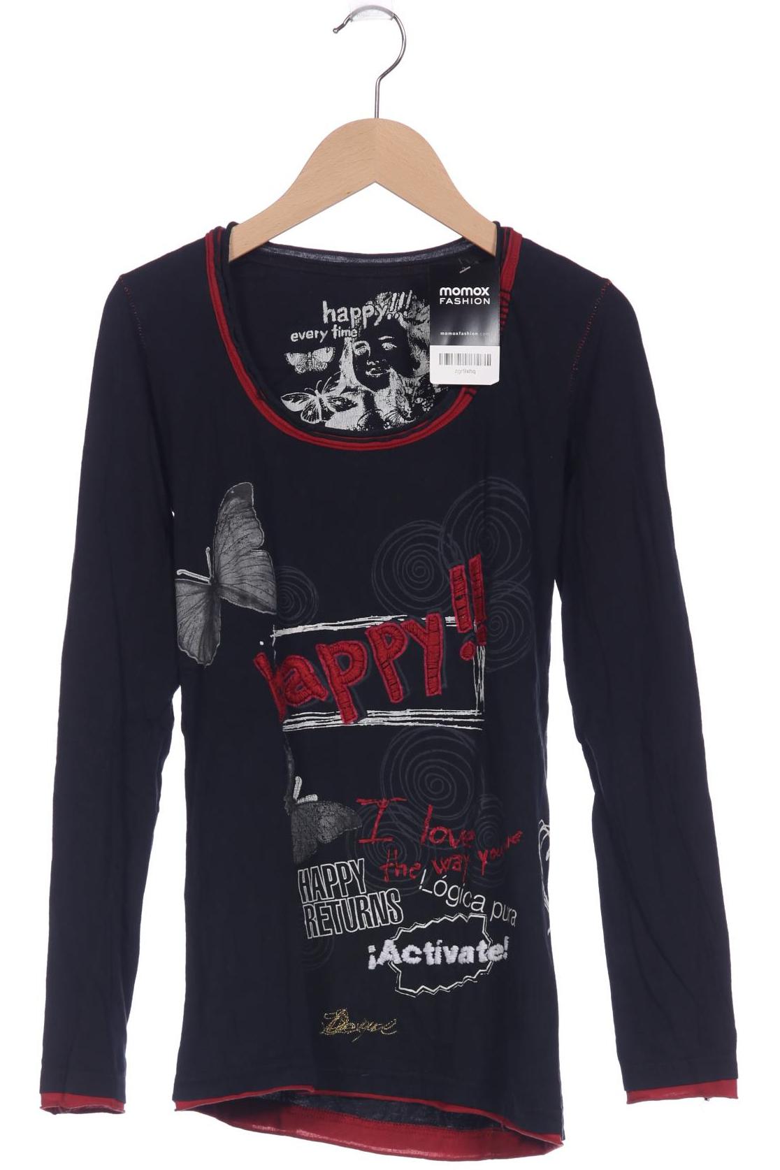 

Desigual Damen Langarmshirt, schwarz, Gr. 36