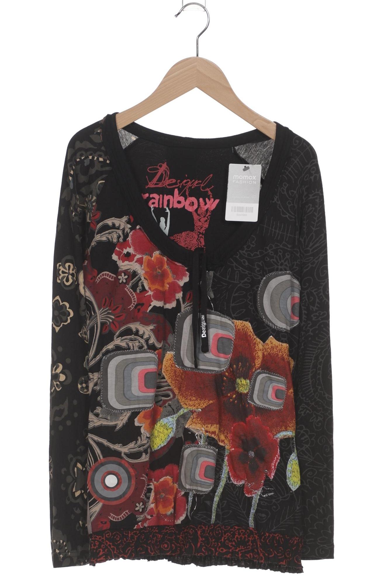 

Desigual Damen Langarmshirt, schwarz, Gr. 42