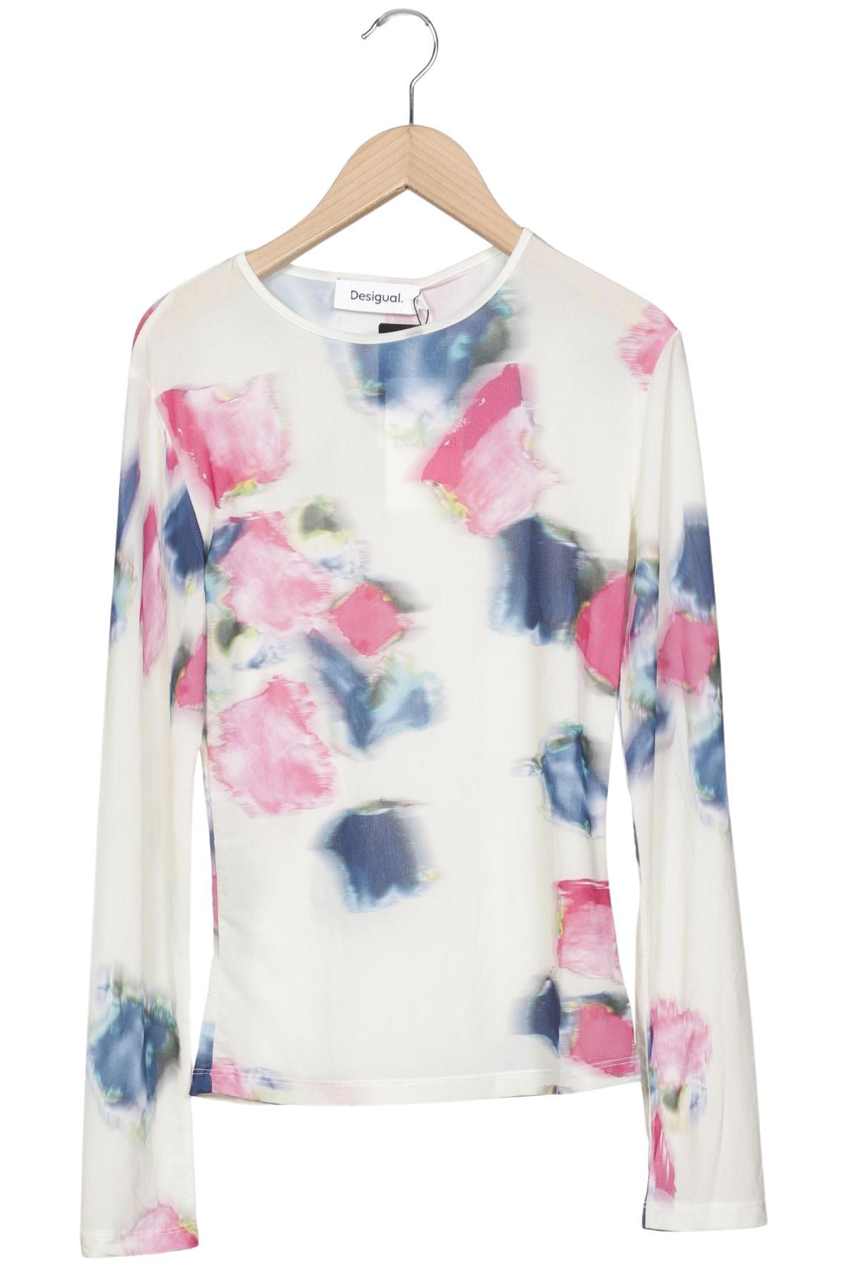 

Desigual Damen Langarmshirt, mehrfarbig, Gr. 36