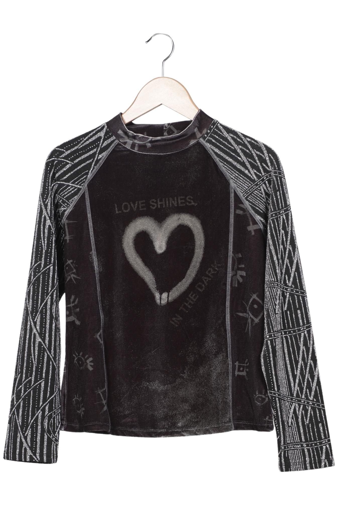 

Desigual Damen Langarmshirt, grau, Gr. 38