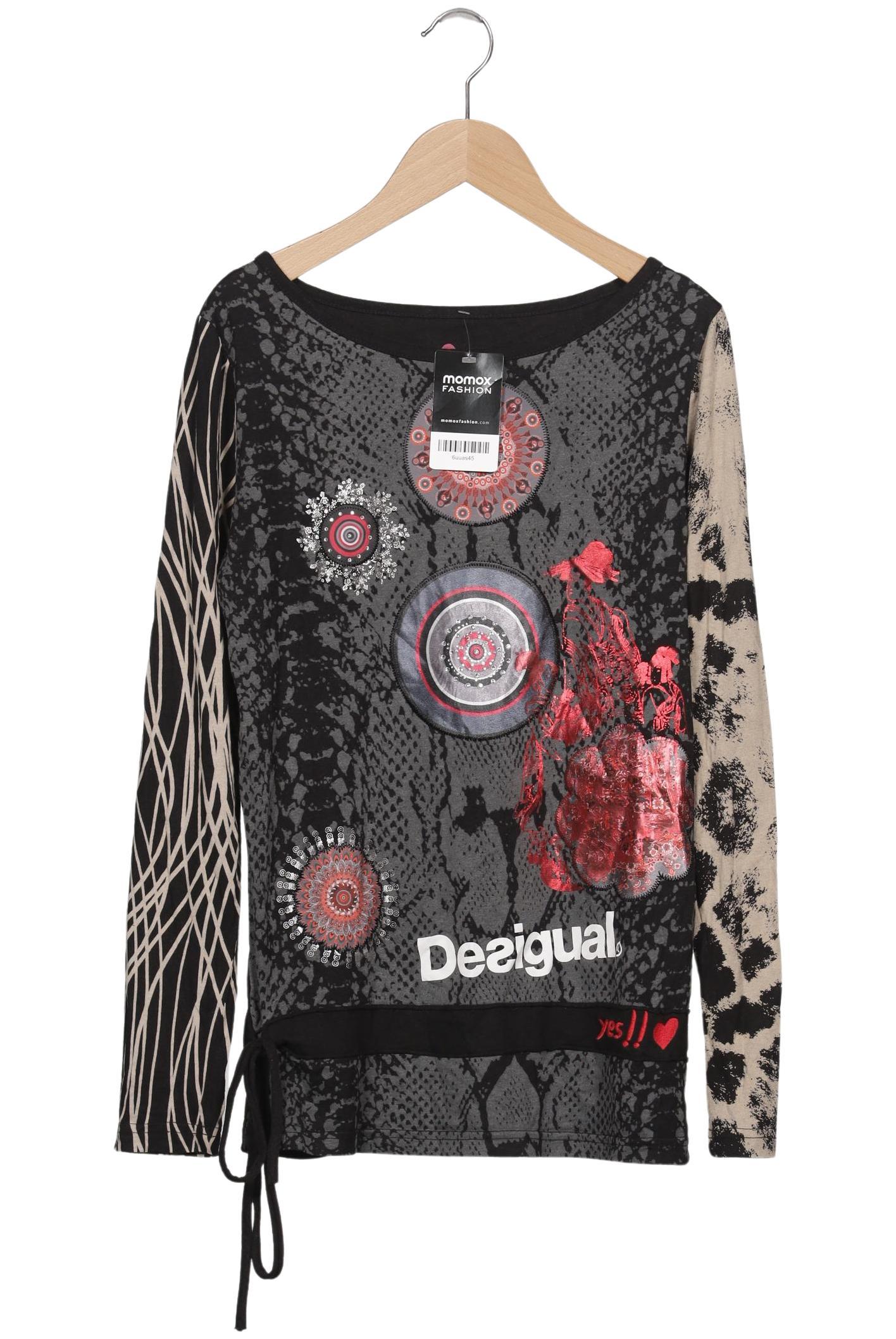 

Desigual Damen Langarmshirt, mehrfarbig, Gr. 38