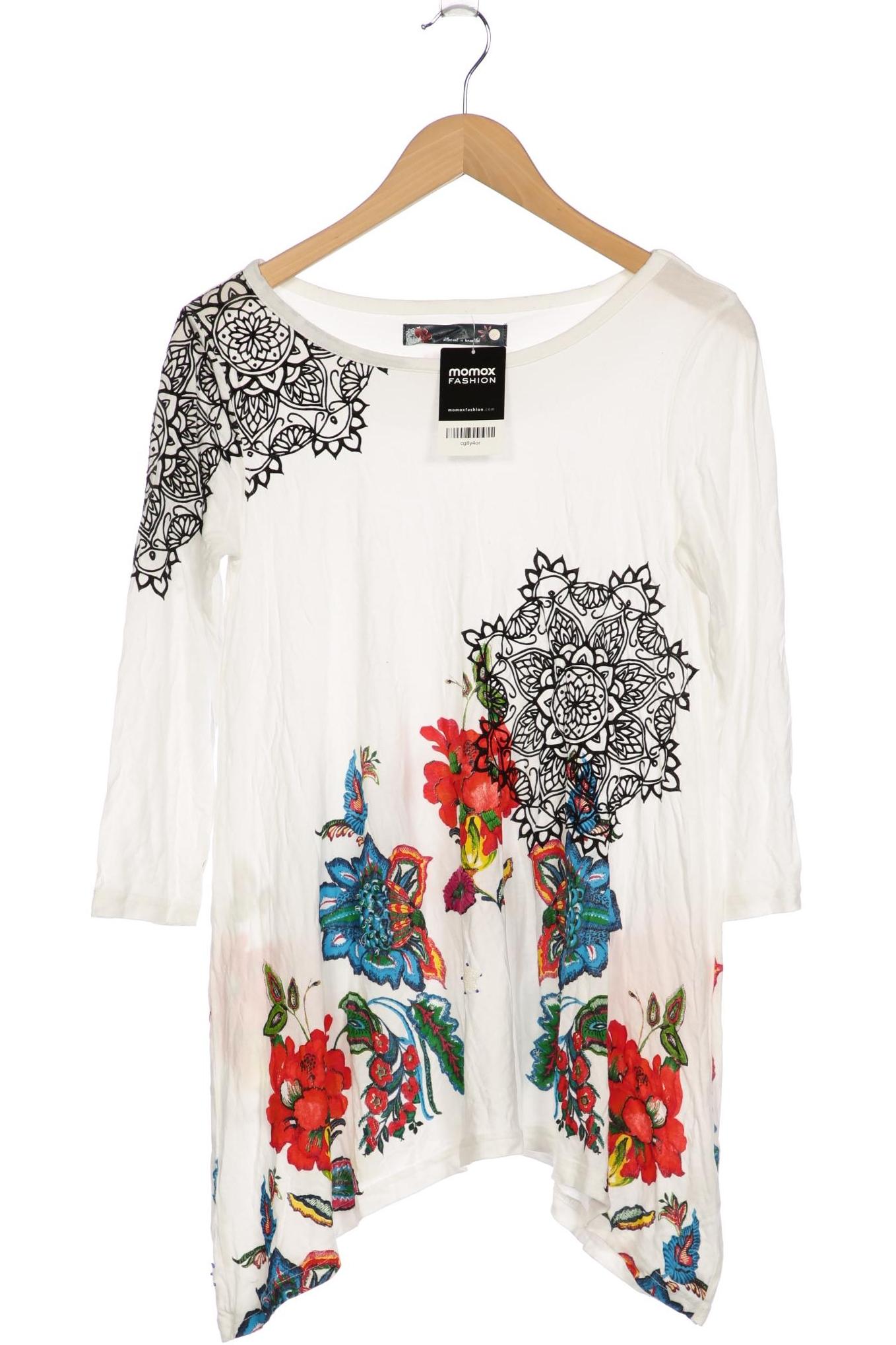 

Desigual Damen Langarmshirt, weiß, Gr. 38