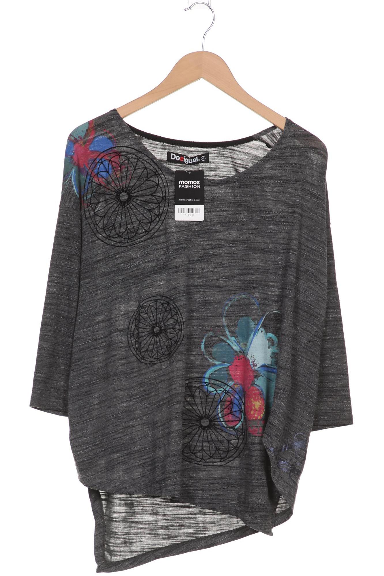 

Desigual Damen Langarmshirt, grau, Gr. 44