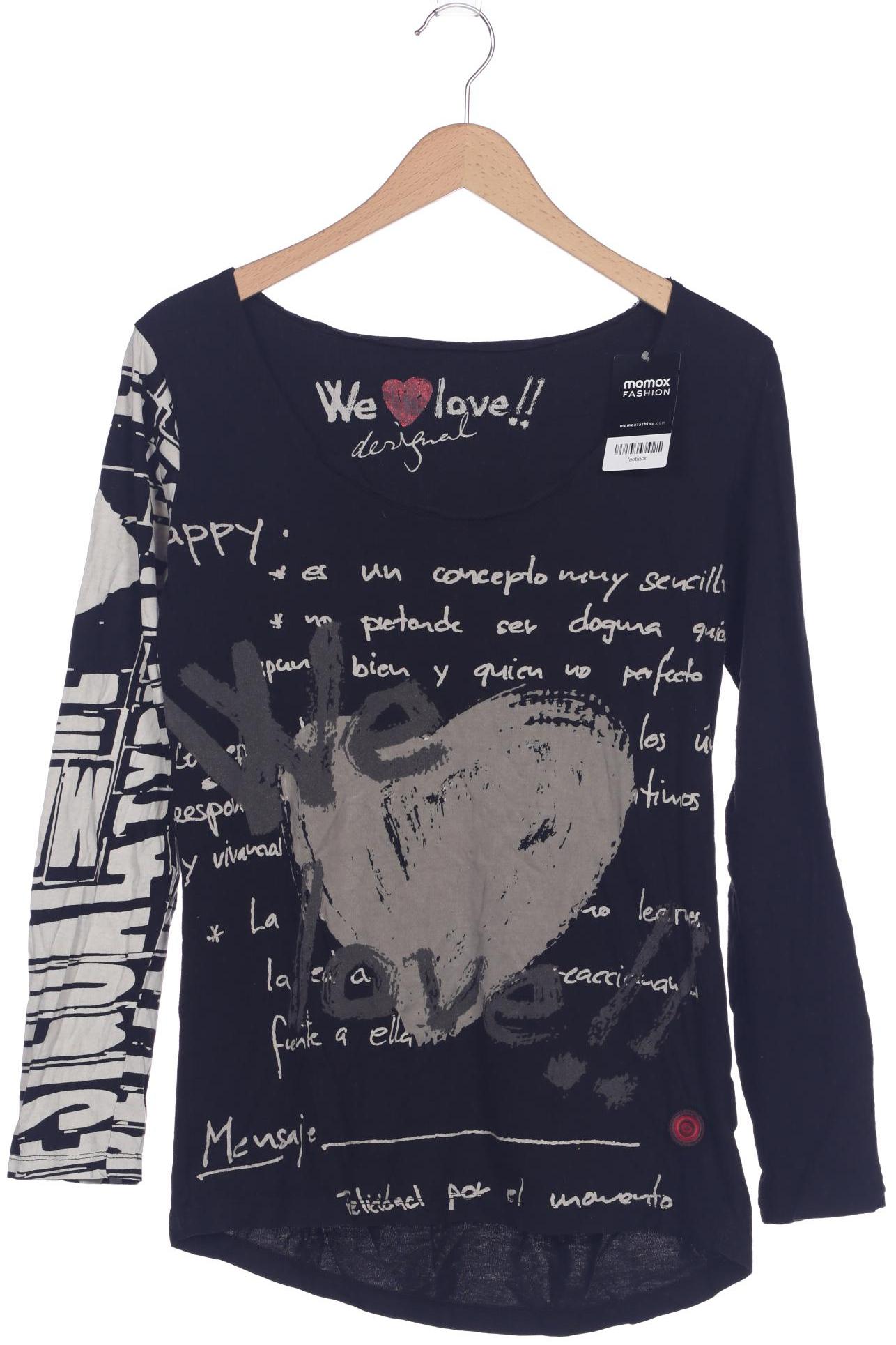 

Desigual Damen Langarmshirt, schwarz, Gr. 44