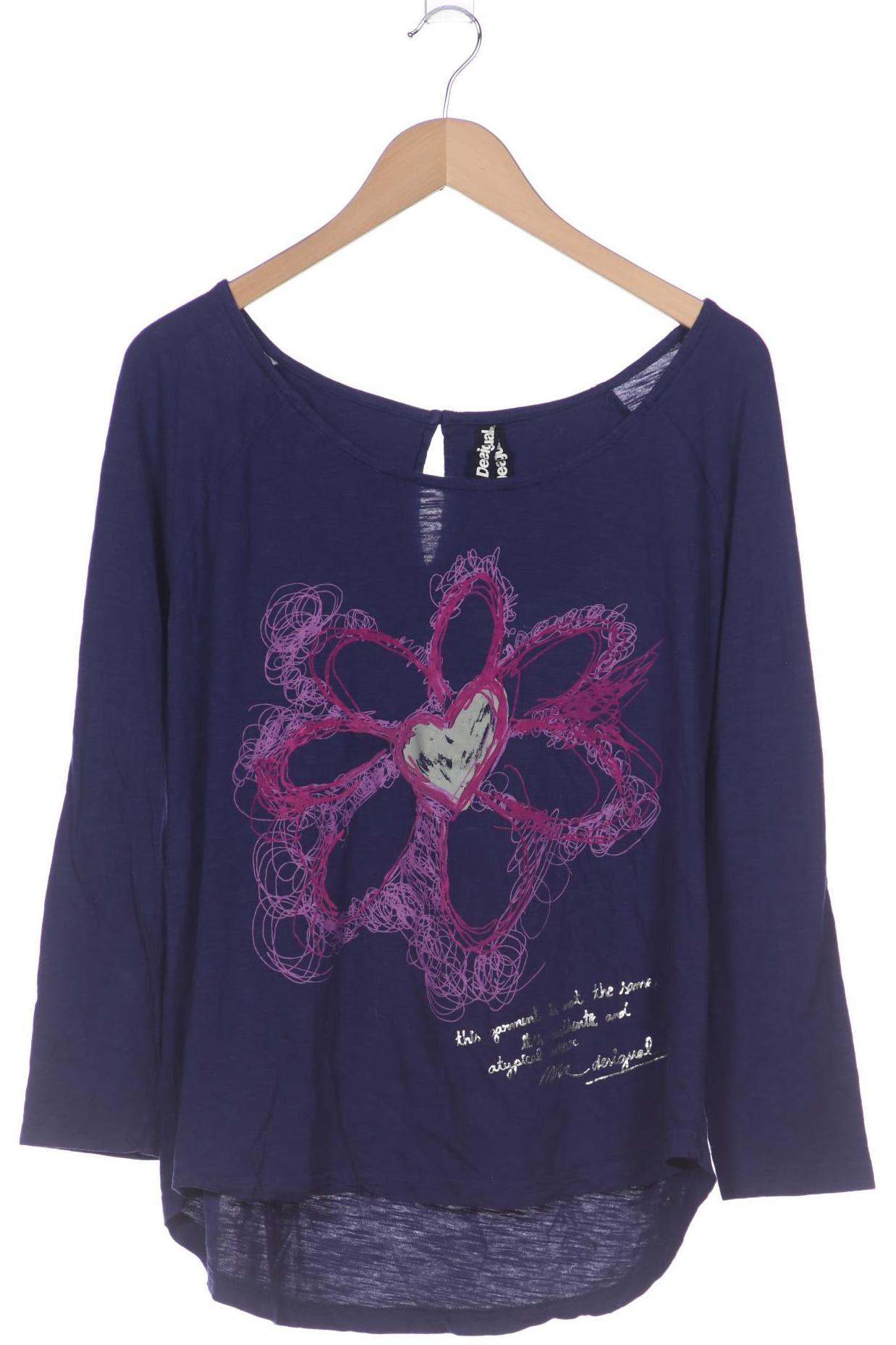 

Desigual Damen Langarmshirt, marineblau, Gr. 44