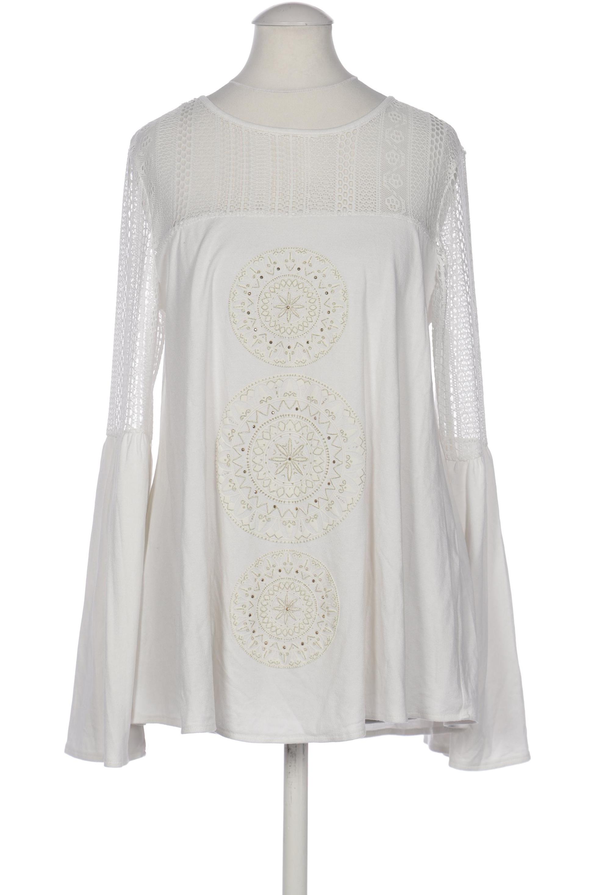

Desigual Damen Langarmshirt, weiß, Gr. 36