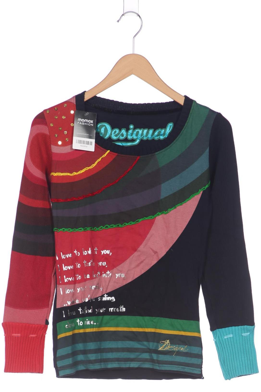 

Desigual Damen Langarmshirt, marineblau, Gr. 36