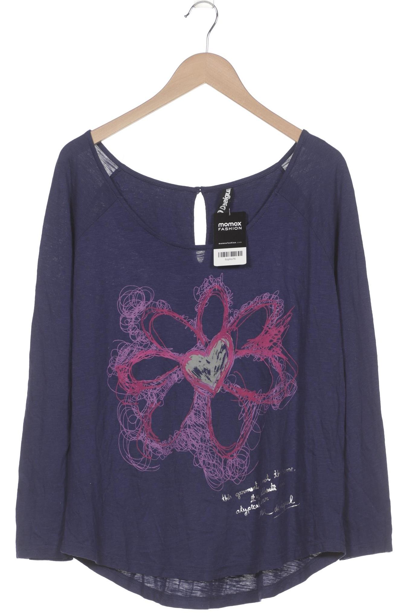 

Desigual Damen Langarmshirt, marineblau, Gr. 44