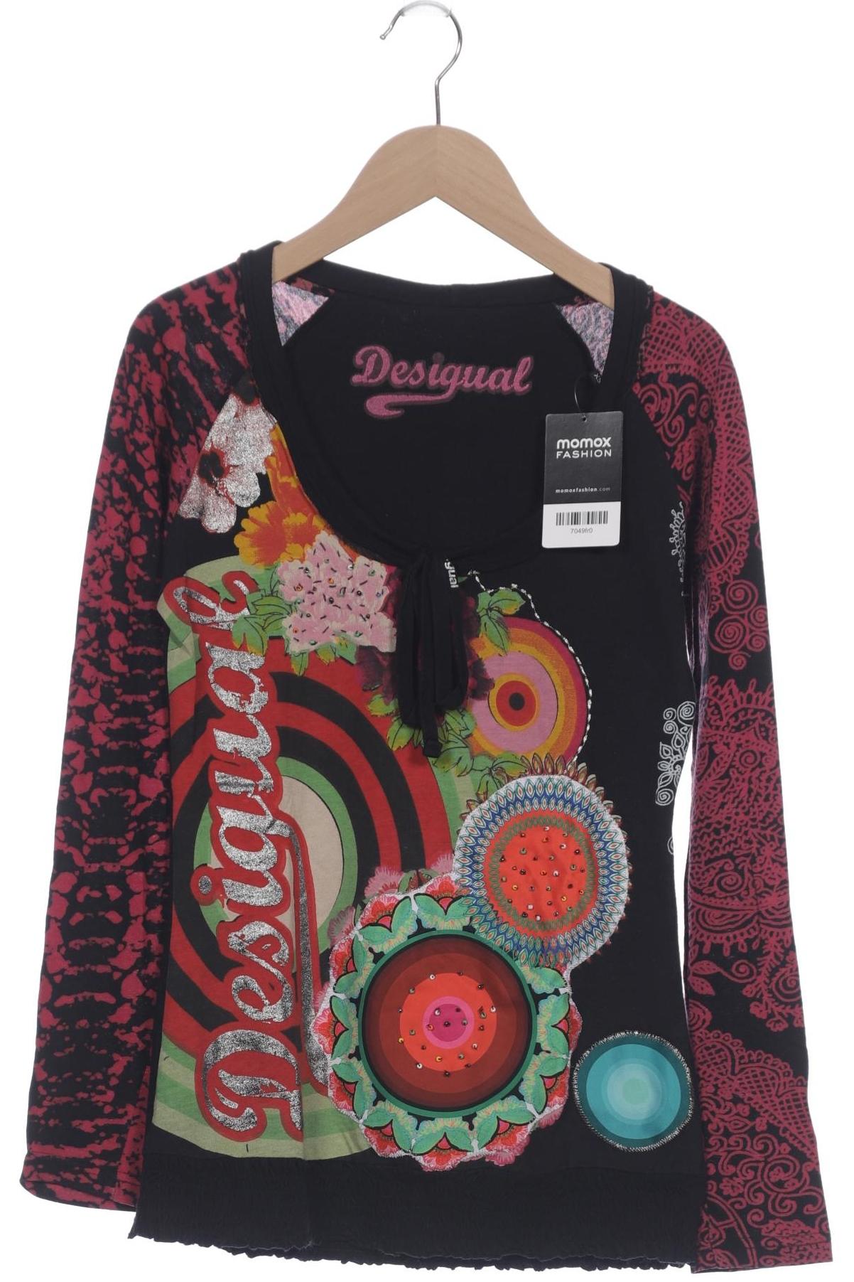 

Desigual Damen Langarmshirt, mehrfarbig, Gr. 34