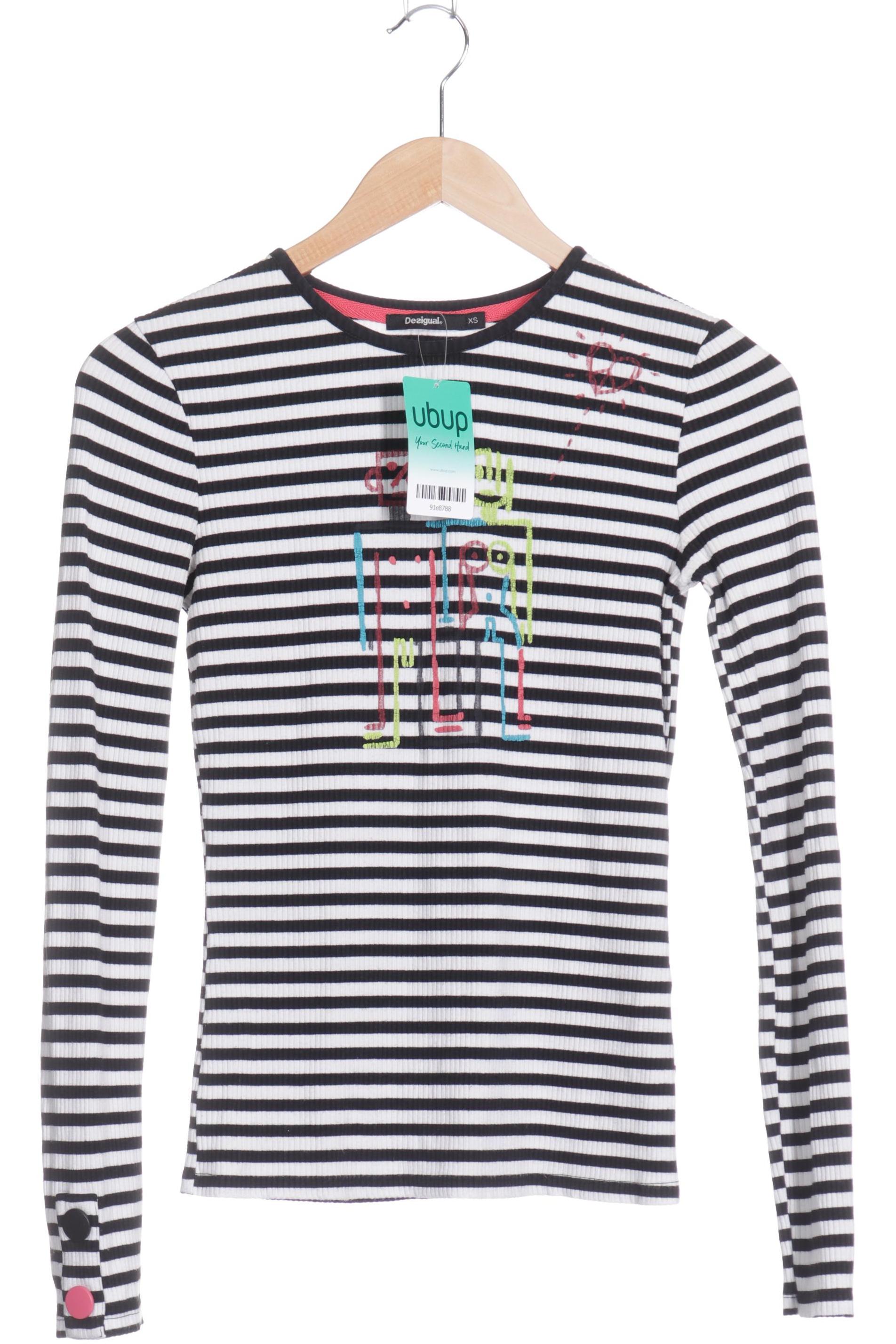 

Desigual Damen Langarmshirt, schwarz, Gr. 34