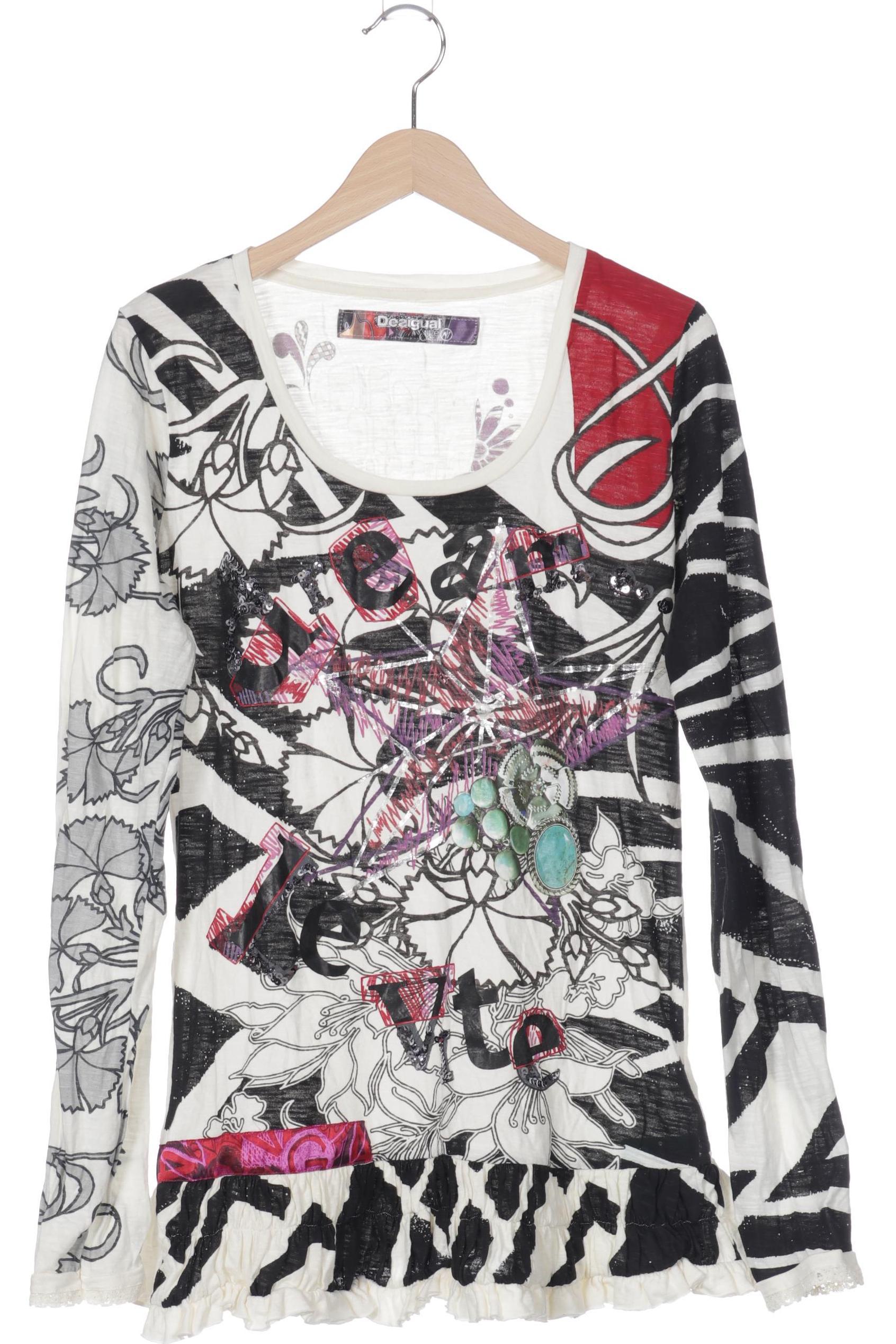 

Desigual Damen Langarmshirt, beige, Gr.