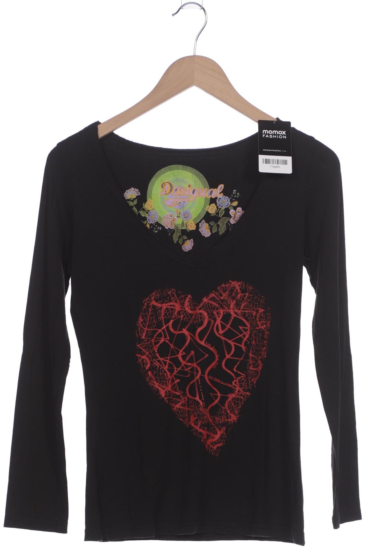

Desigual Damen Langarmshirt, schwarz, Gr. 36