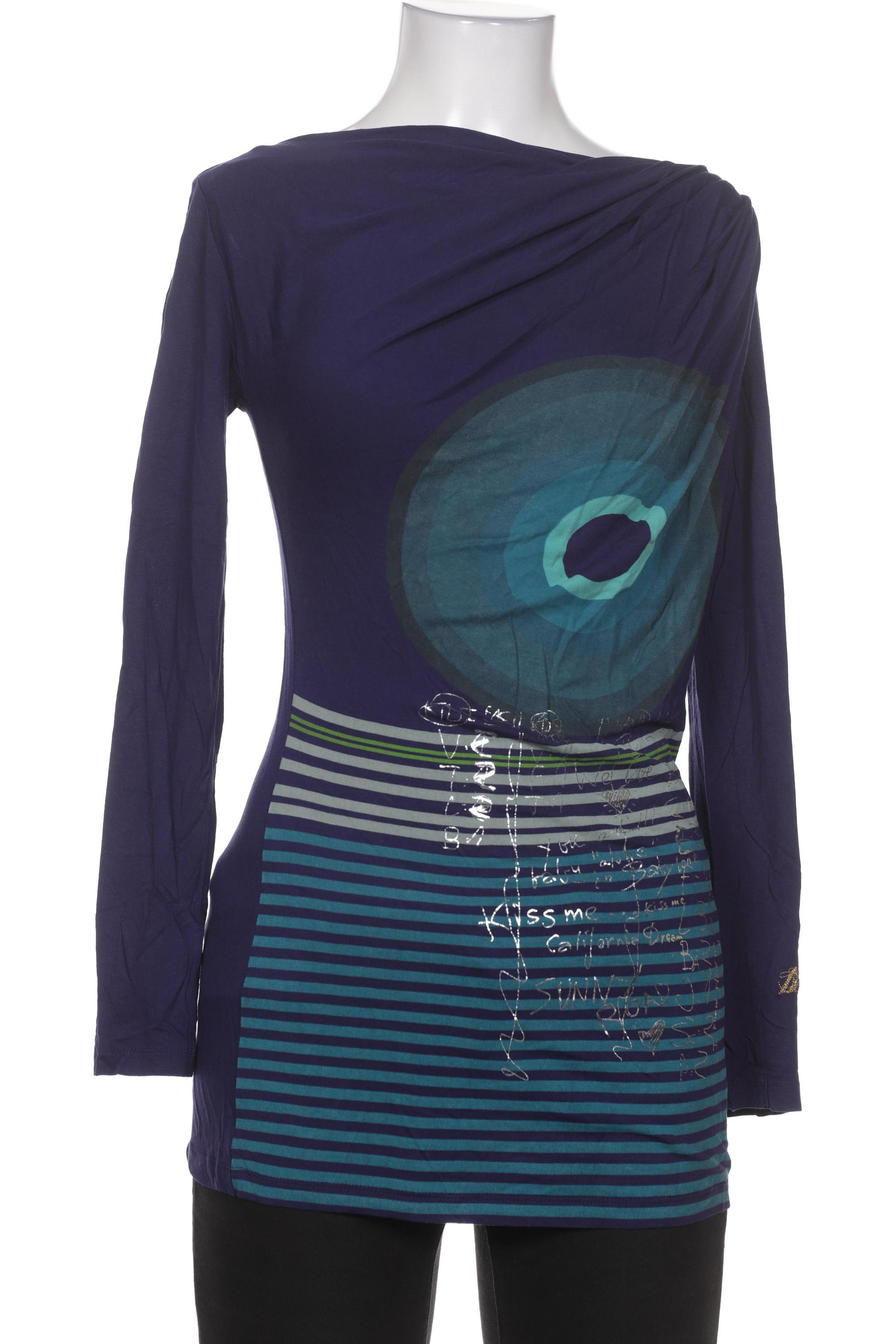 

Desigual Damen Langarmshirt, marineblau, Gr. 36