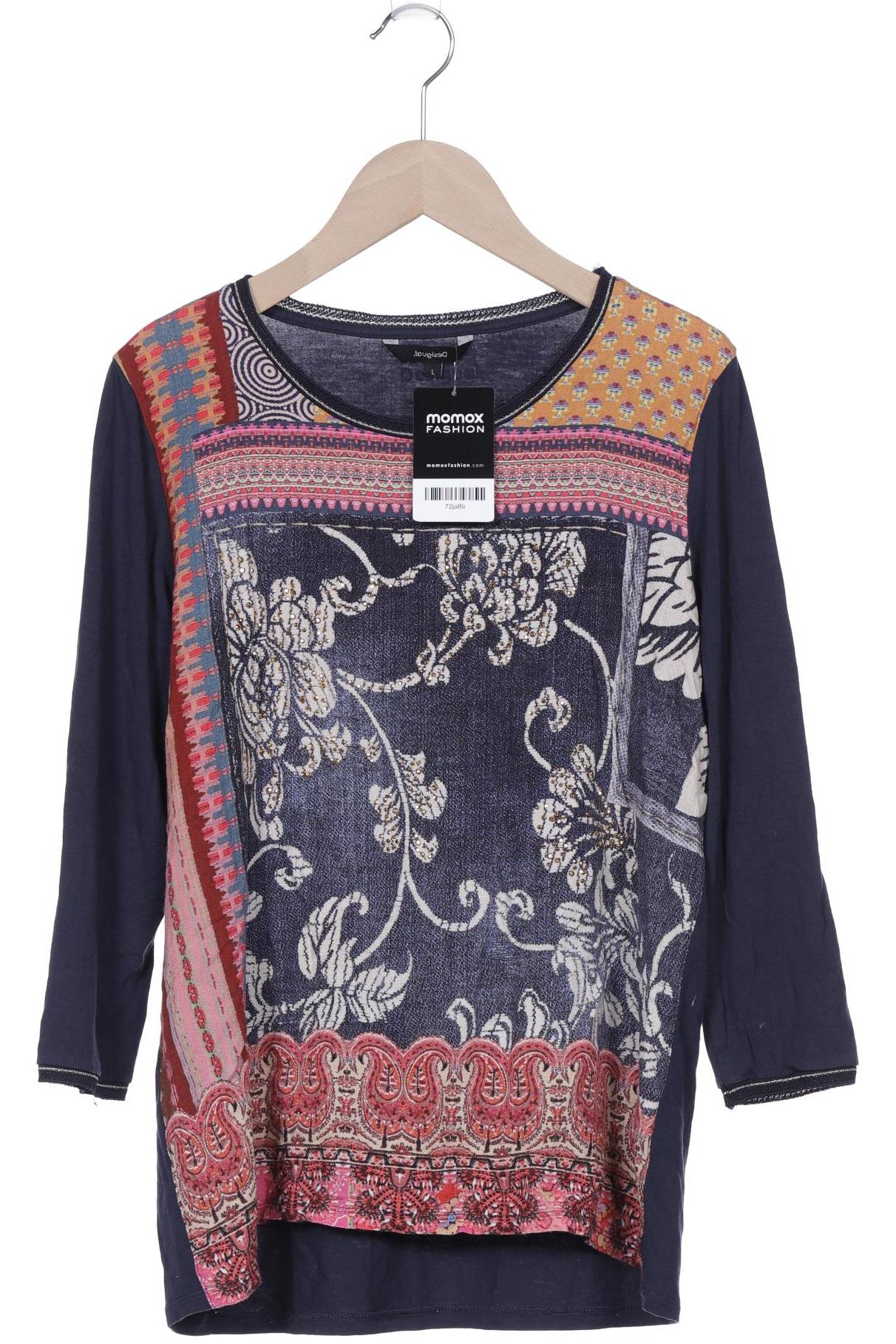 

Desigual Damen Langarmshirt, marineblau, Gr. 42