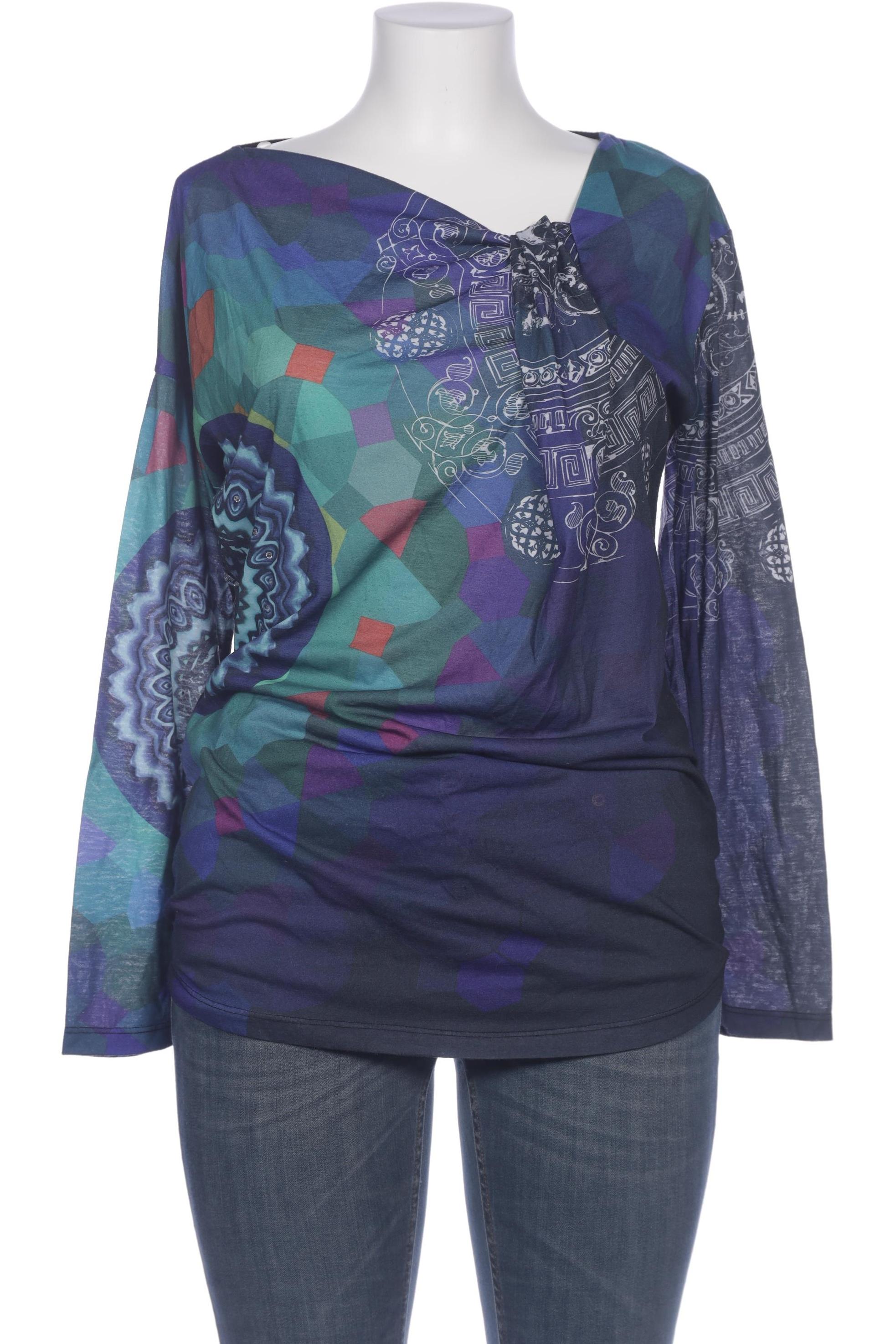 

Desigual Damen Langarmshirt, marineblau, Gr. 44