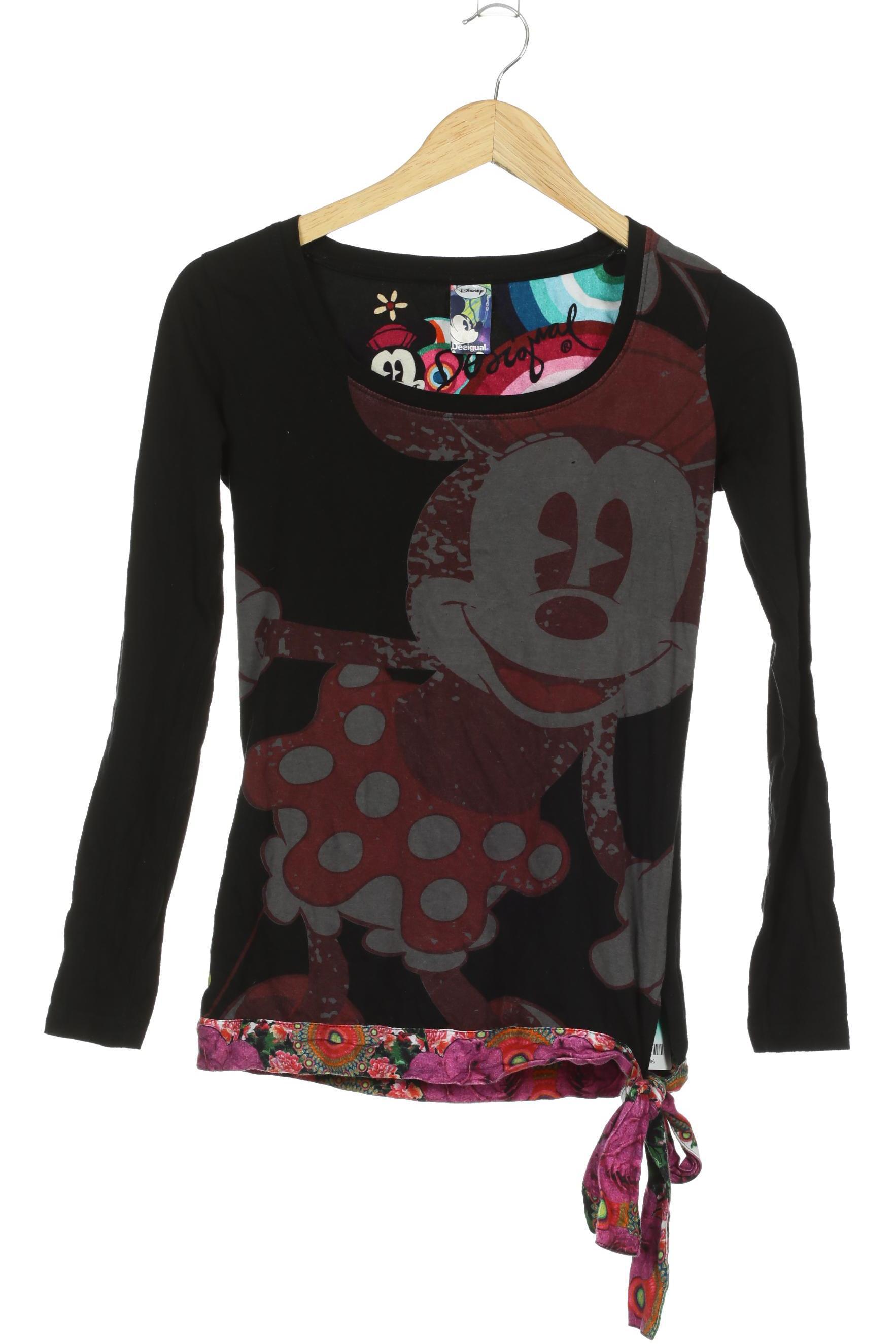 

Desigual Damen Langarmshirt, schwarz, Gr.