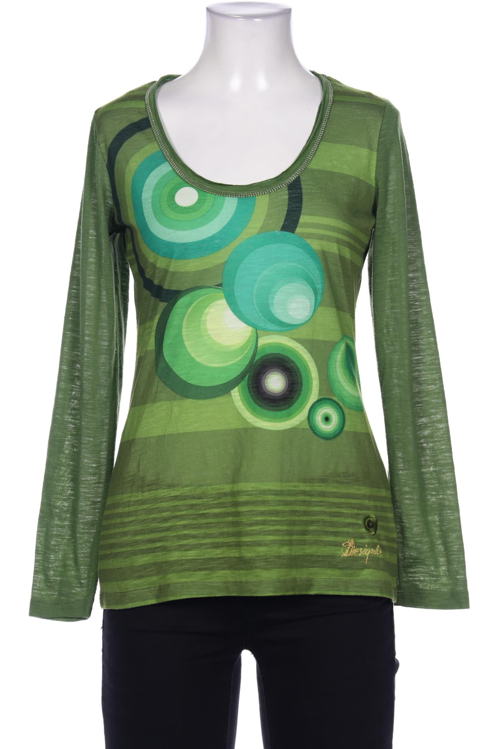 

Desigual Damen Langarmshirt, grün, Gr. 36