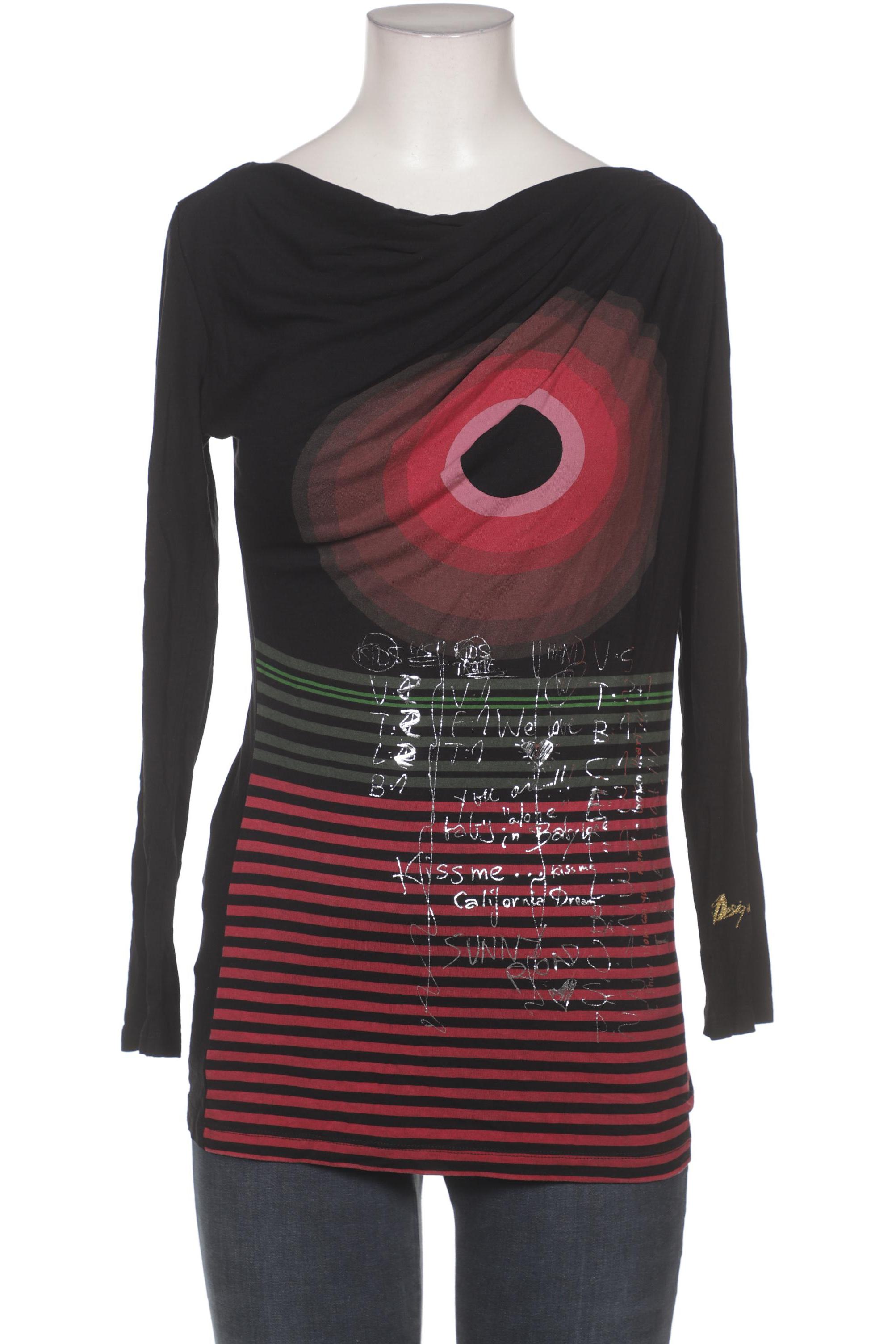 

Desigual Damen Langarmshirt, schwarz, Gr. 38