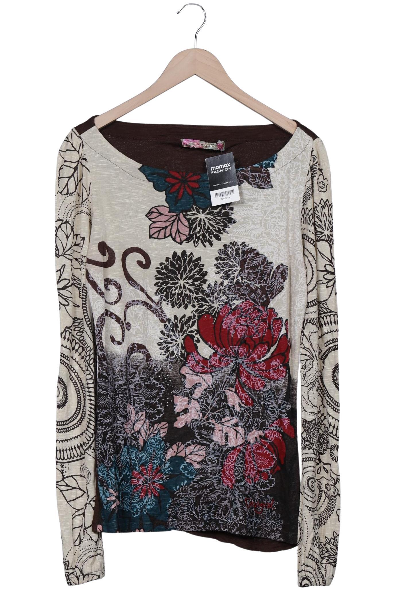 

Desigual Damen Langarmshirt, braun, Gr. 44