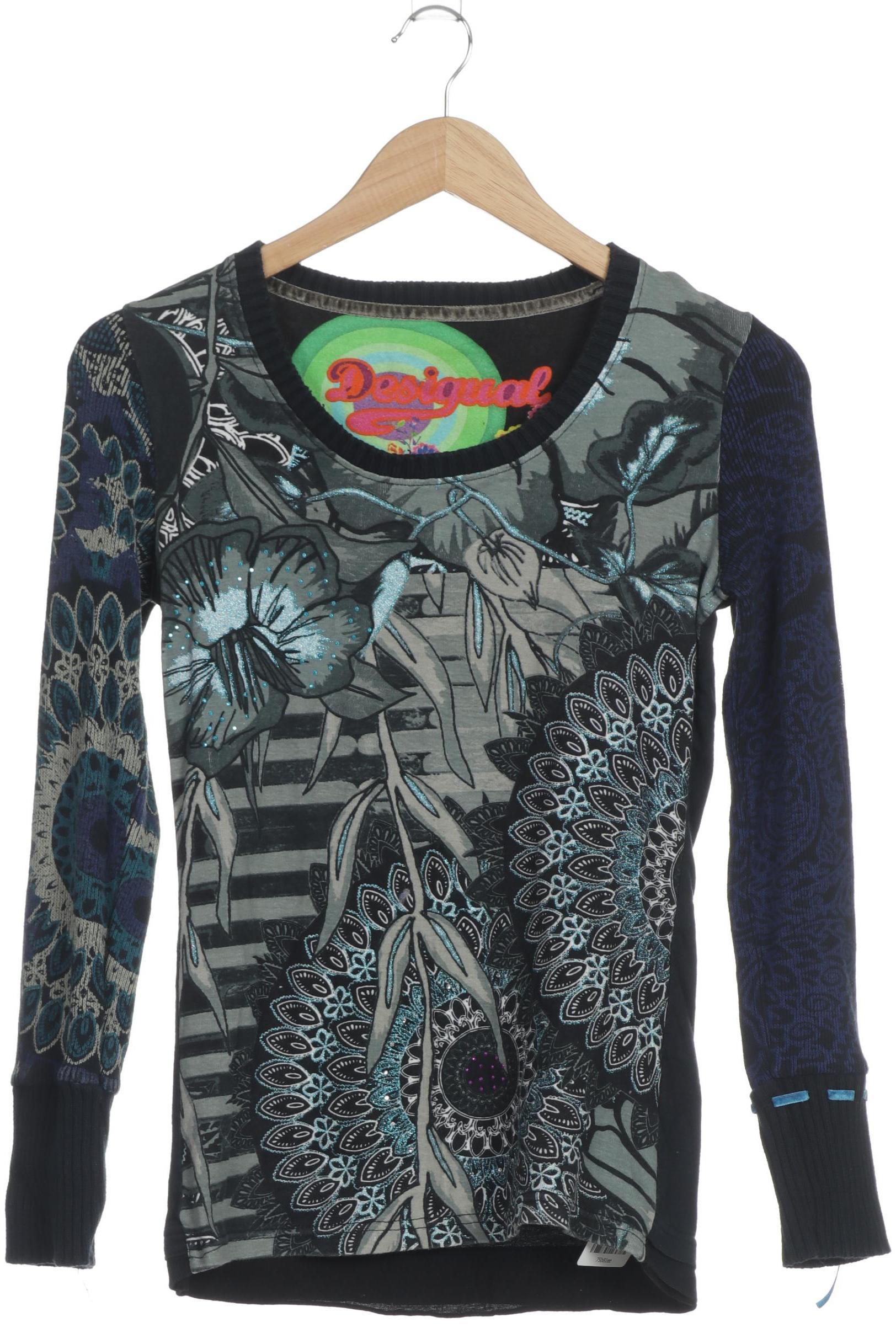 

Desigual Damen Langarmshirt, blau, Gr.