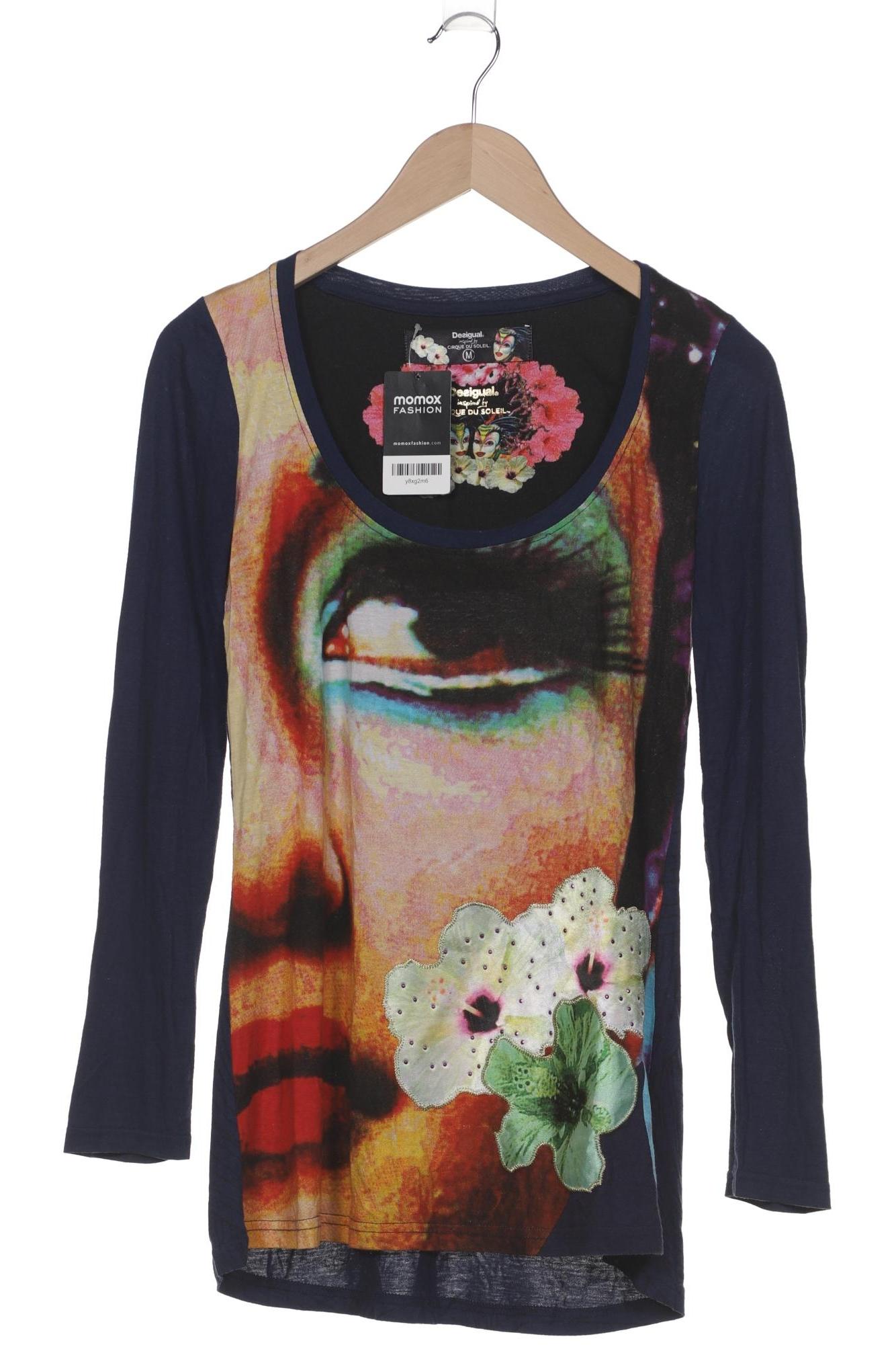 

Desigual Damen Langarmshirt, mehrfarbig, Gr. 38