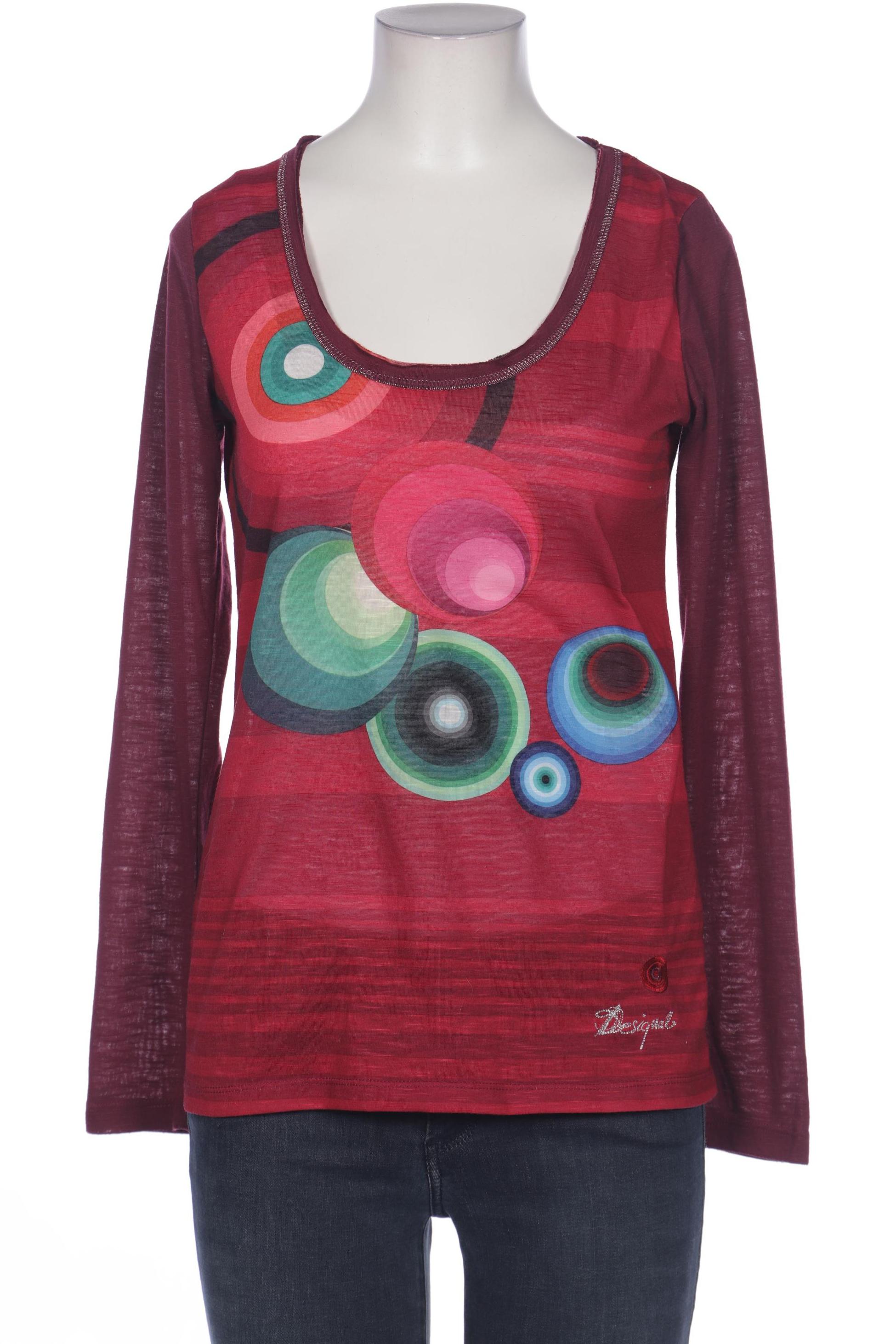 

Desigual Damen Langarmshirt, rot, Gr. 36