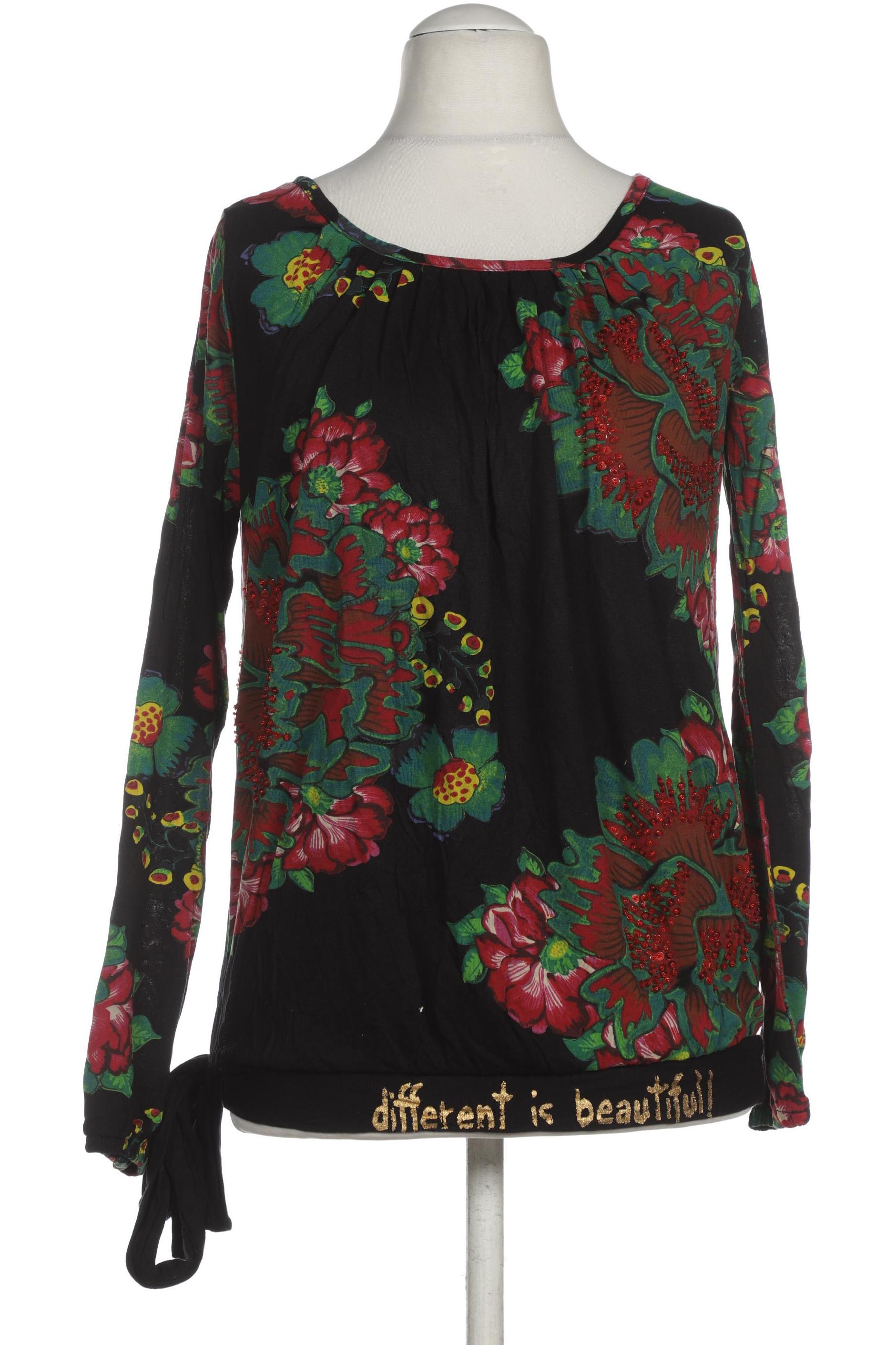 

Desigual Damen Langarmshirt, schwarz, Gr.