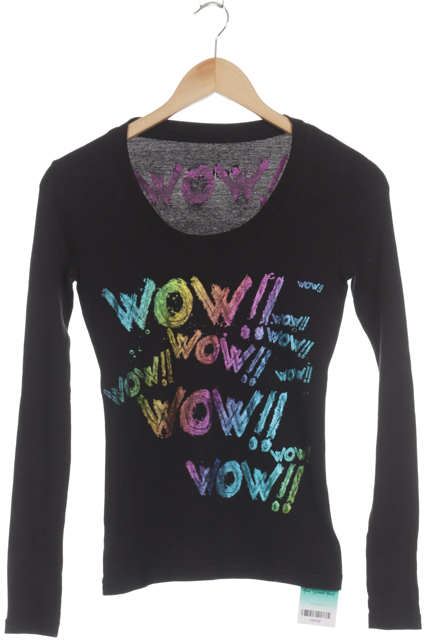 

Desigual Damen Langarmshirt, schwarz, Gr.