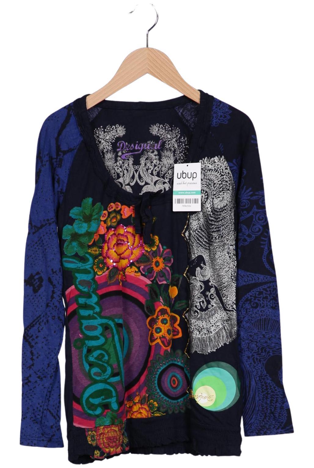 

Desigual Damen Langarmshirt, marineblau, Gr. 42