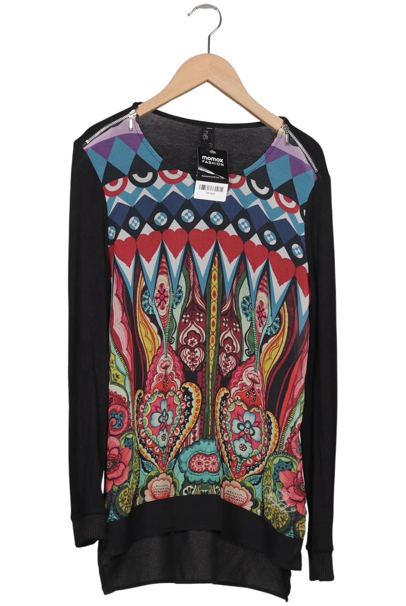 

Desigual Damen Langarmshirt, mehrfarbig, Gr. 36