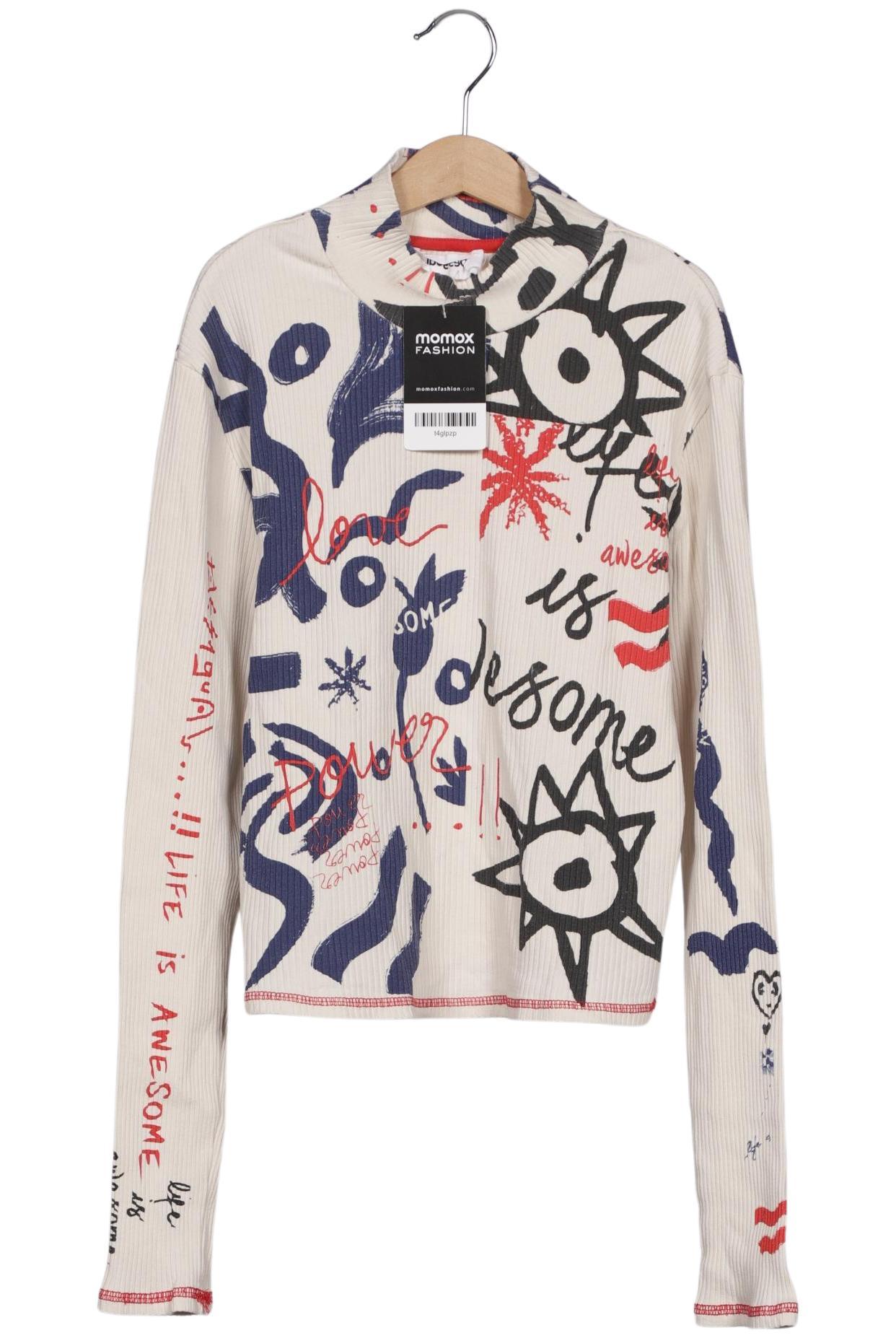 

Desigual Damen Langarmshirt, cremeweiß, Gr. 38