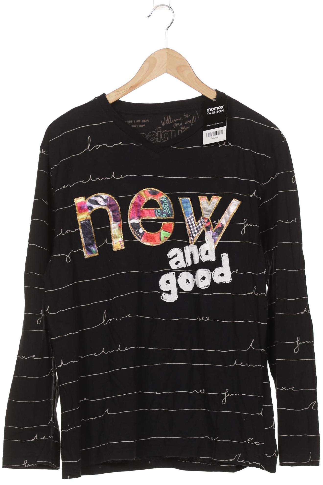 

Desigual Damen Langarmshirt, schwarz, Gr. 44