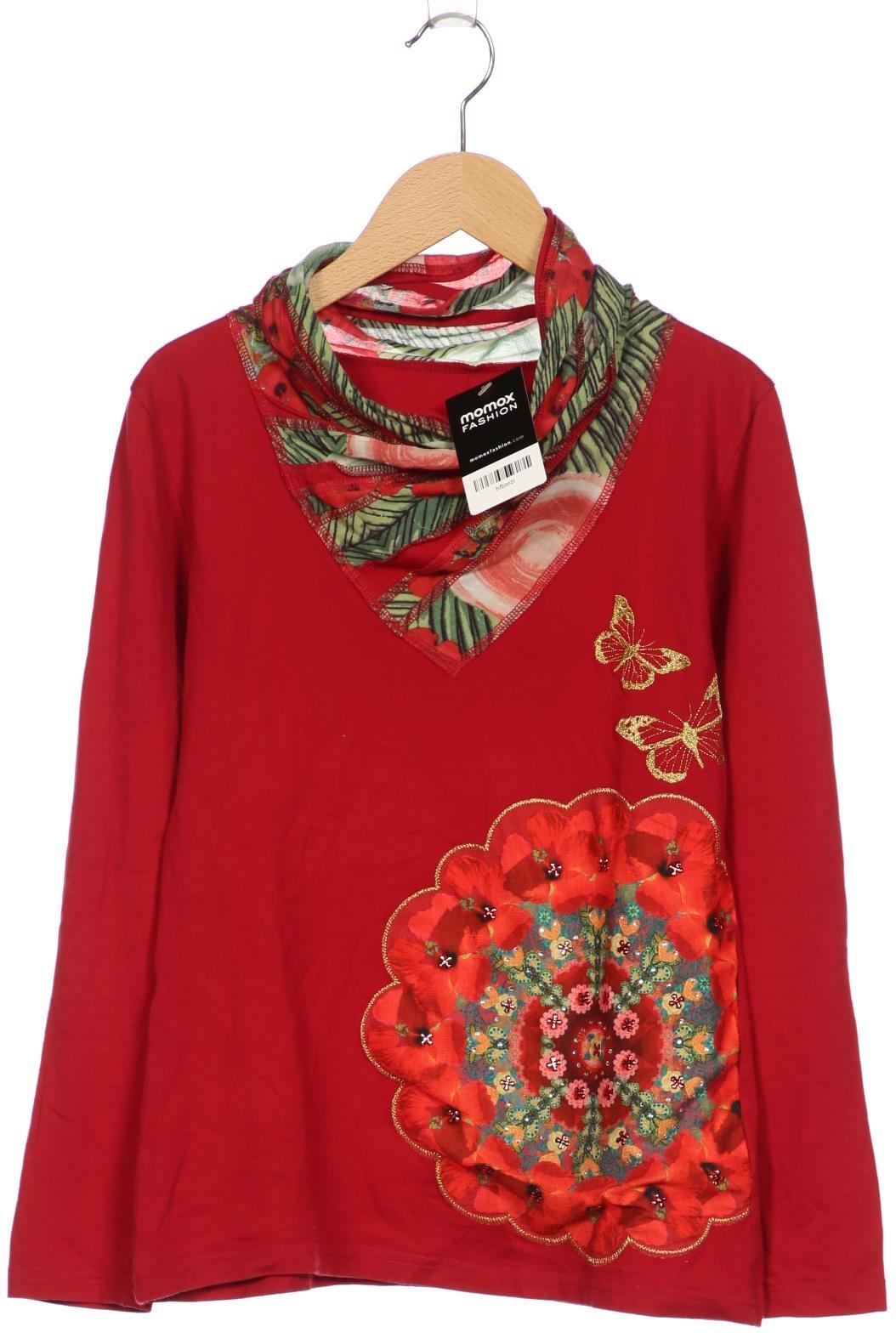 

Desigual Damen Langarmshirt, bordeaux, Gr. 36