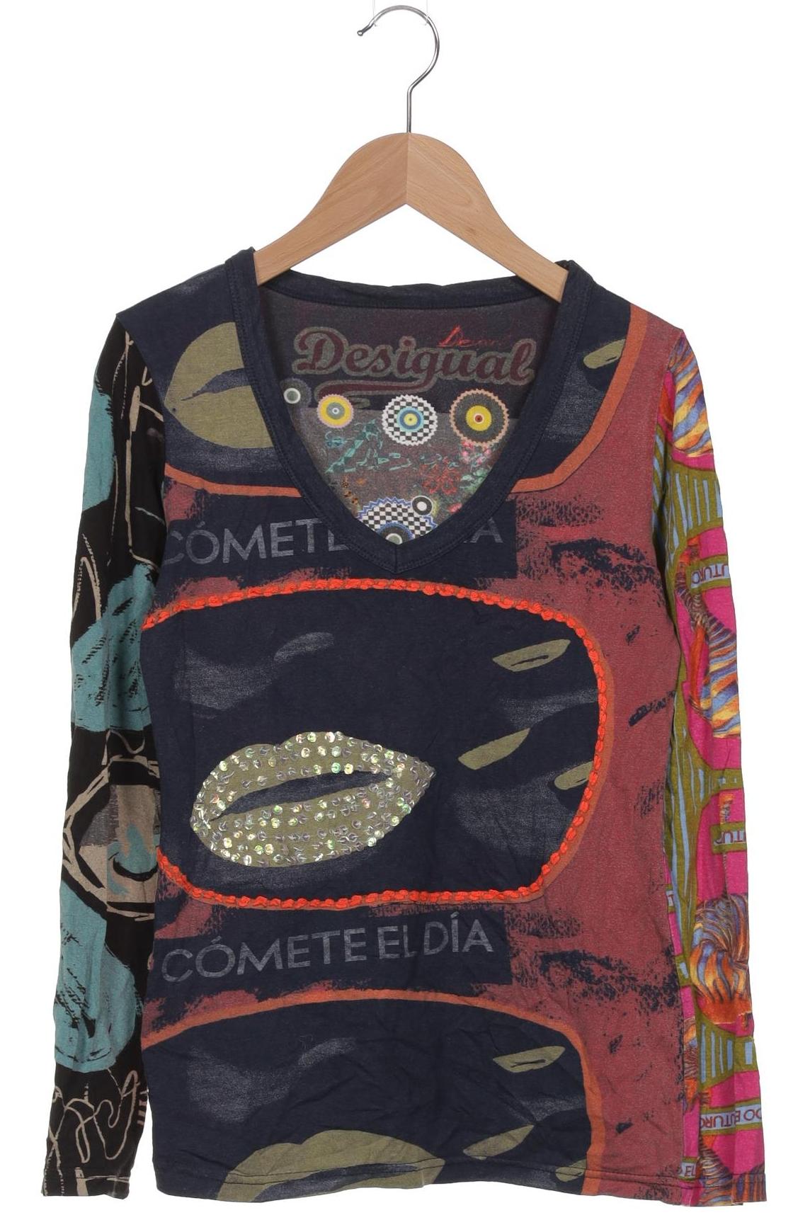 

Desigual Damen Langarmshirt, mehrfarbig, Gr. 36
