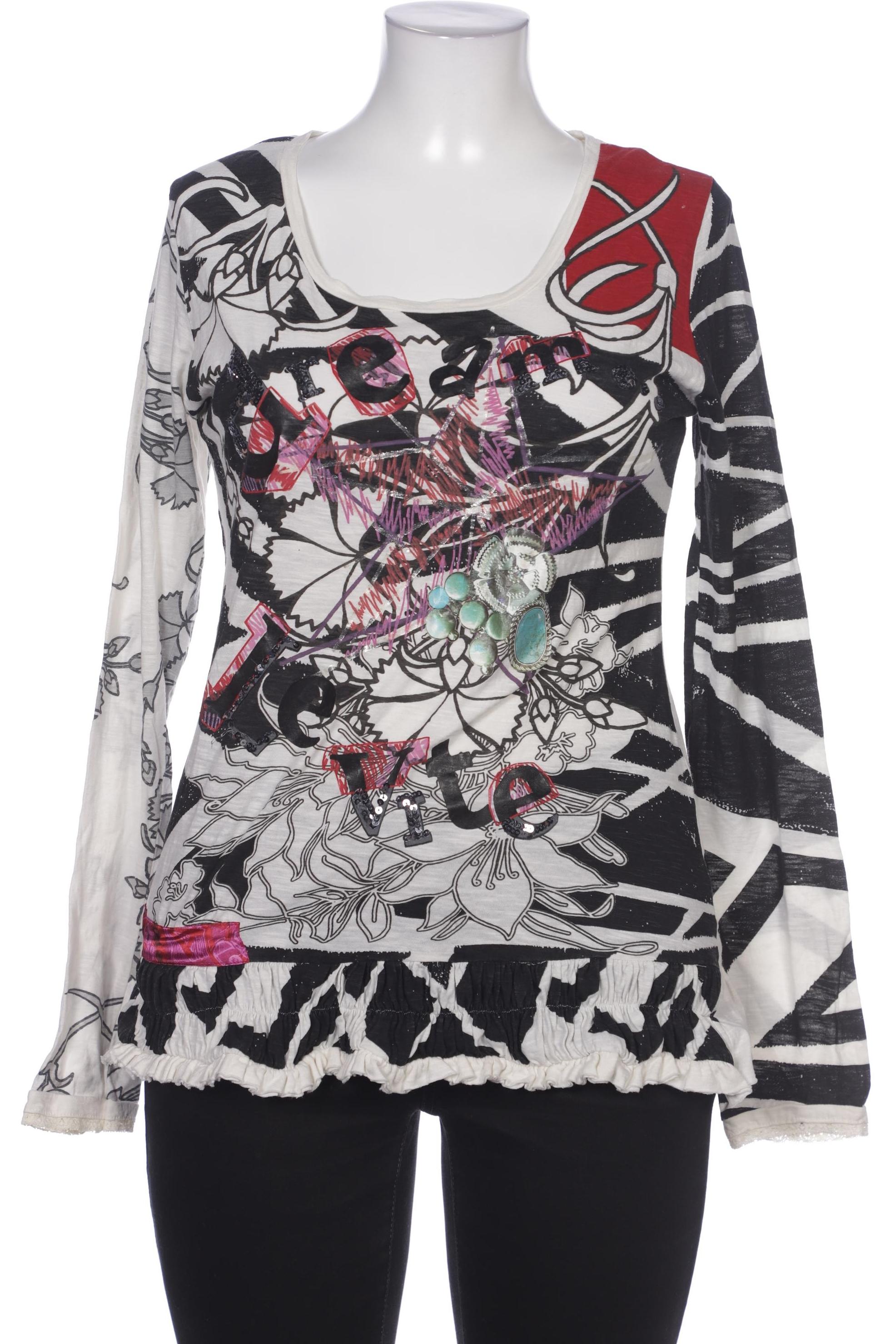 

Desigual Damen Langarmshirt, mehrfarbig, Gr. 44