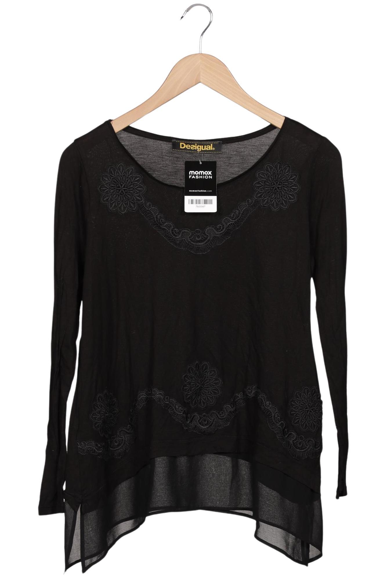 

Desigual Damen Langarmshirt, schwarz, Gr. 38