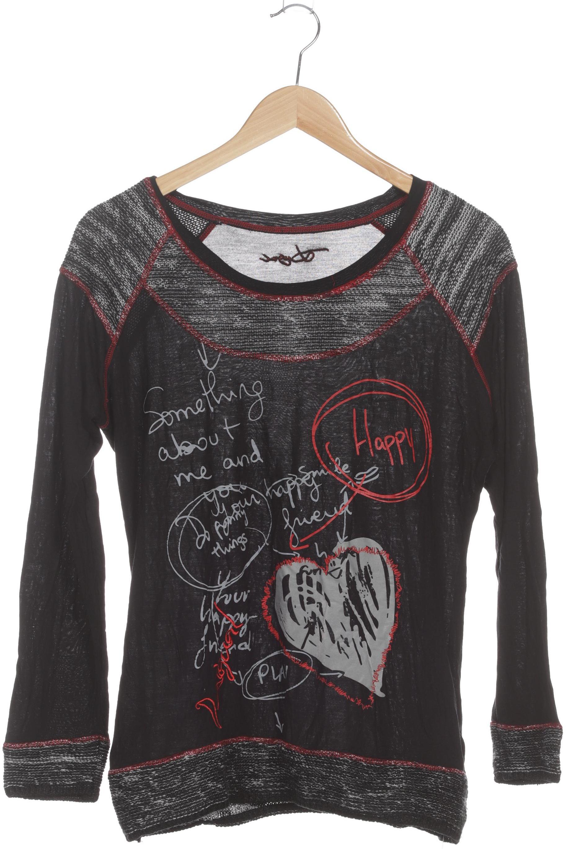 

Desigual Damen Langarmshirt, schwarz, Gr.