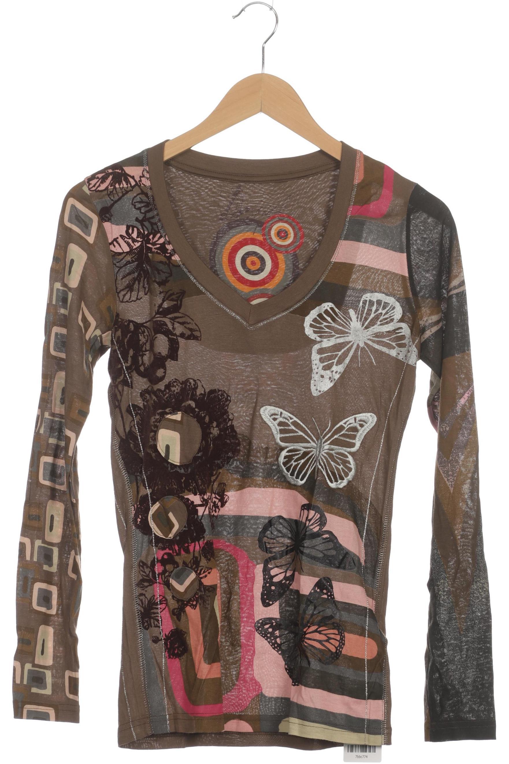 

Desigual Damen Langarmshirt, braun, Gr.
