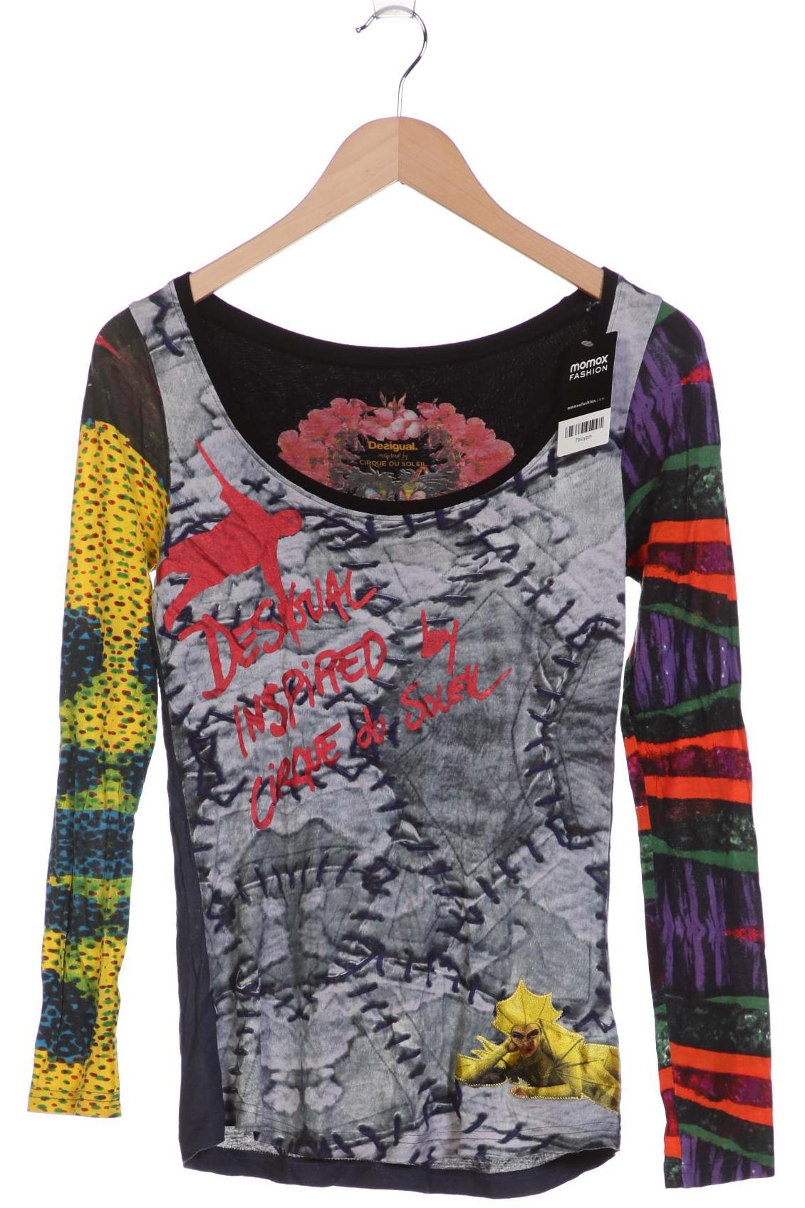 

Desigual Damen Langarmshirt, mehrfarbig, Gr. 38