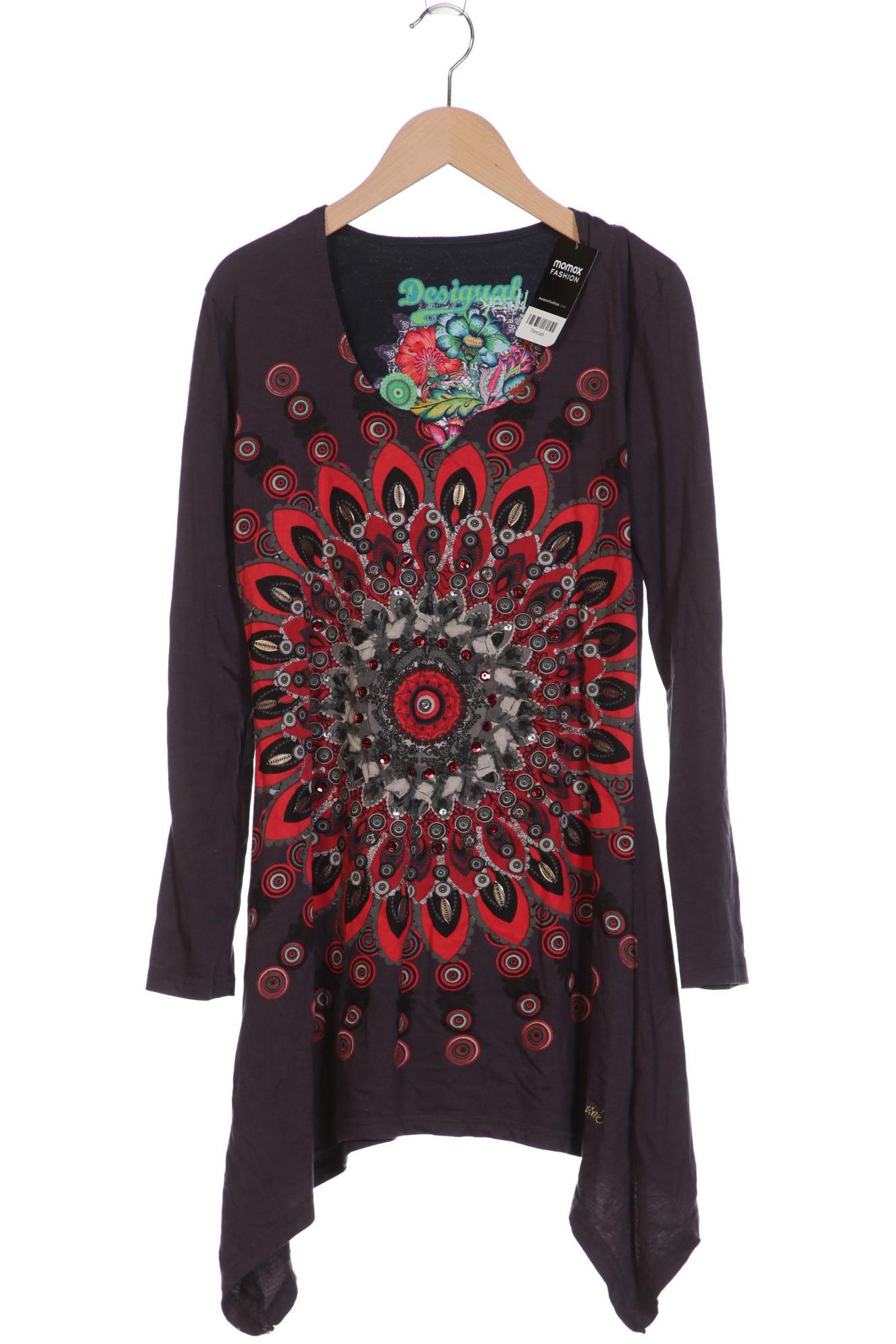 

Desigual Damen Langarmshirt, grau, Gr. 36